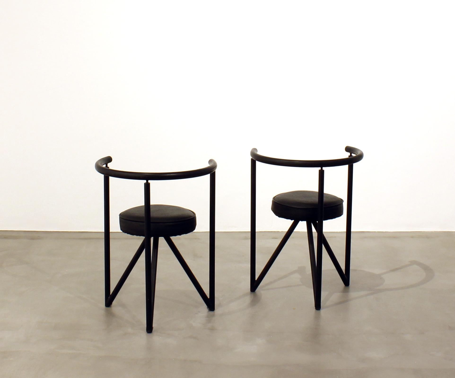 Moderne Paire de chaises Miss Dorn Philippe Starck  en vente