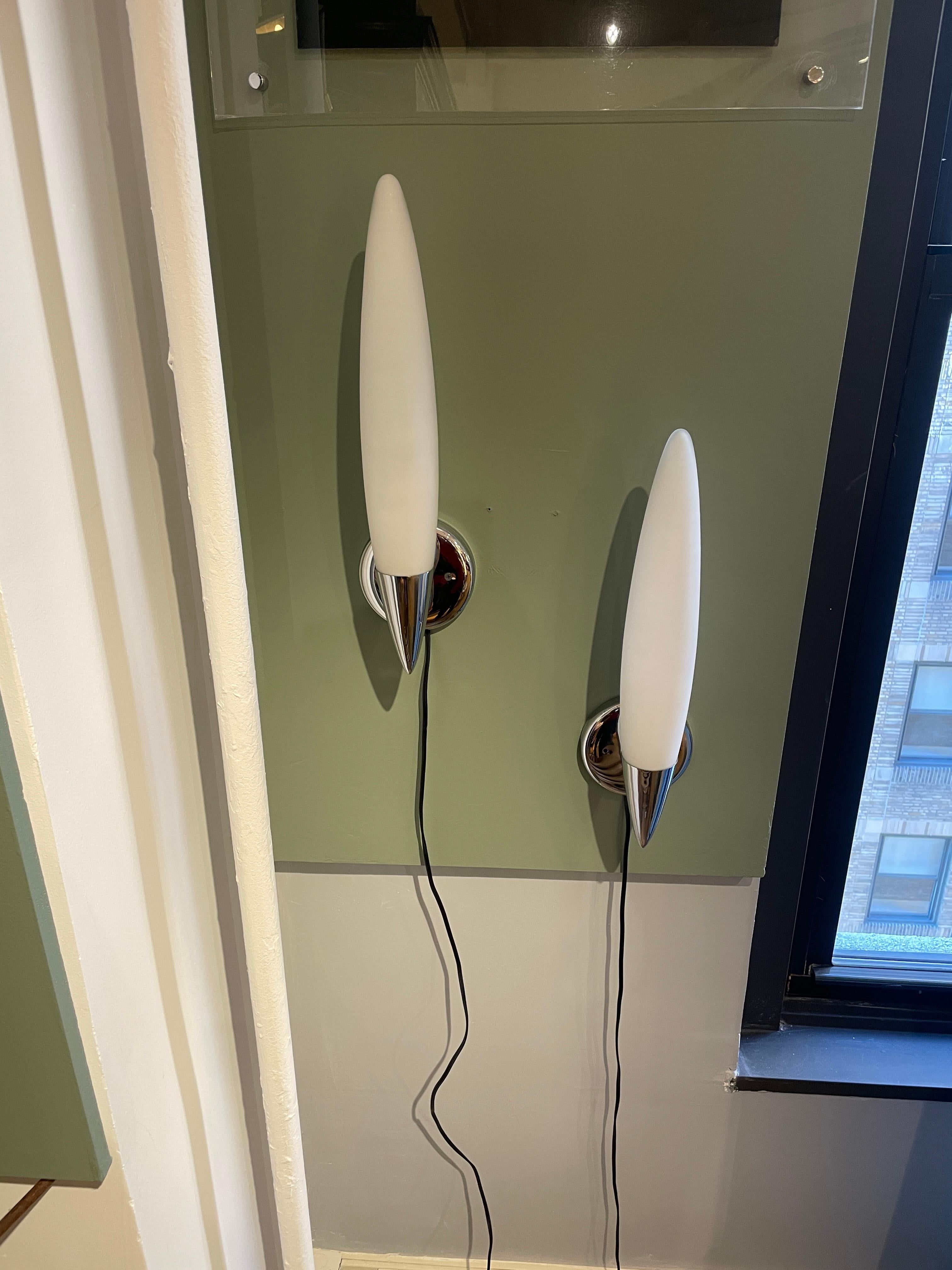 Pair of Philippe Starck Sconces In Good Condition For Sale In Los Angeles, CA