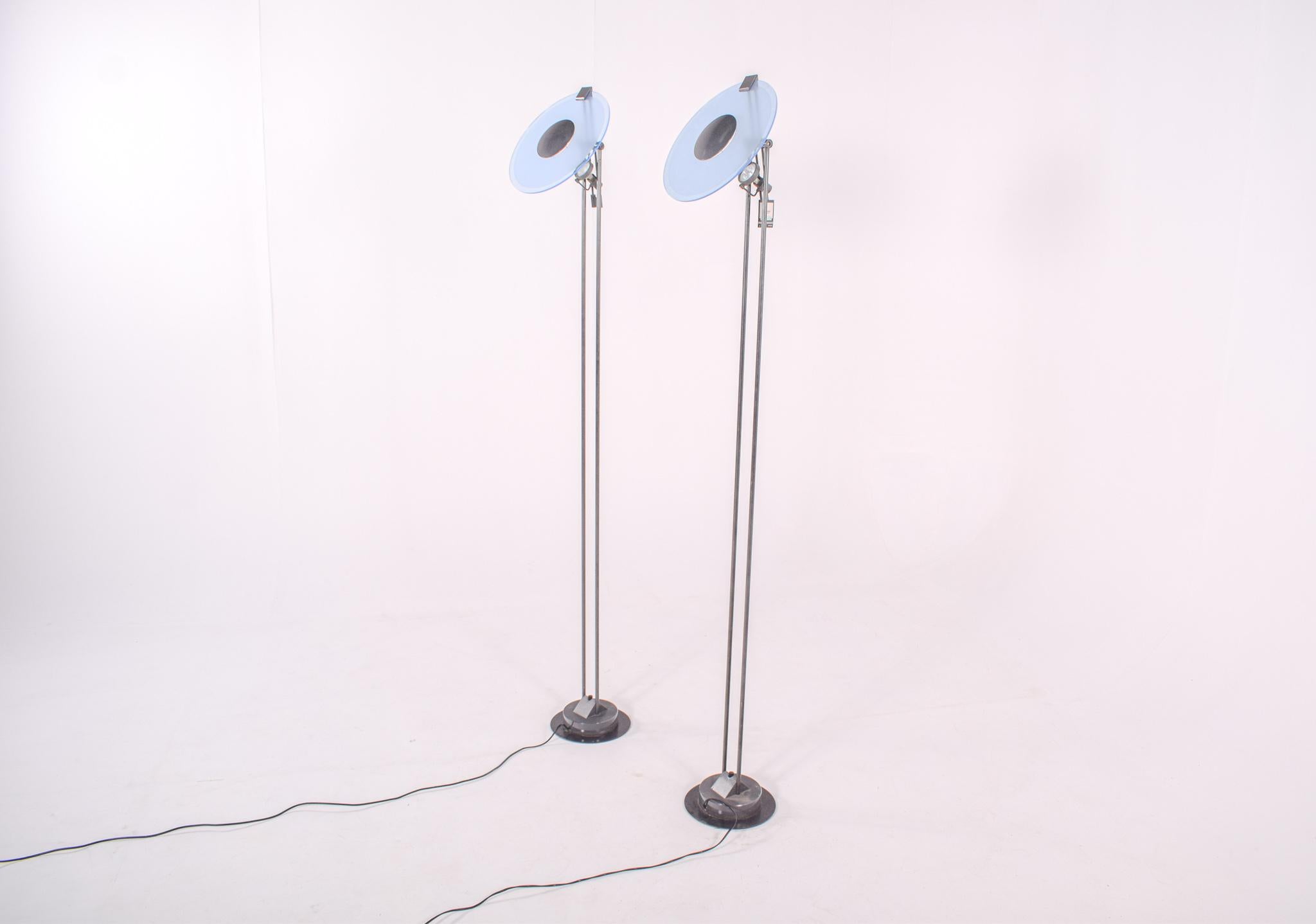 This pair of post-modern floor lamps from Philips' 