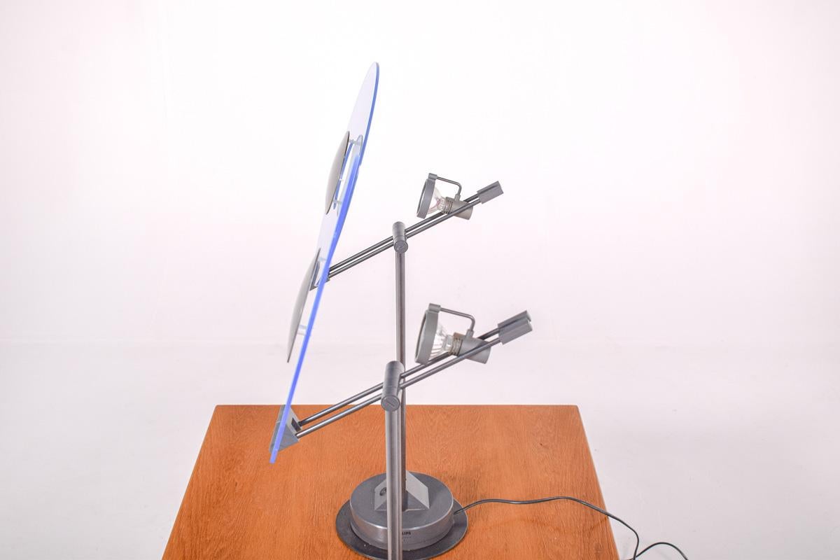 Pair of Philips Table Lamp, Line Manhattan, 1980s In Good Condition For Sale In Lisboa, Lisboa