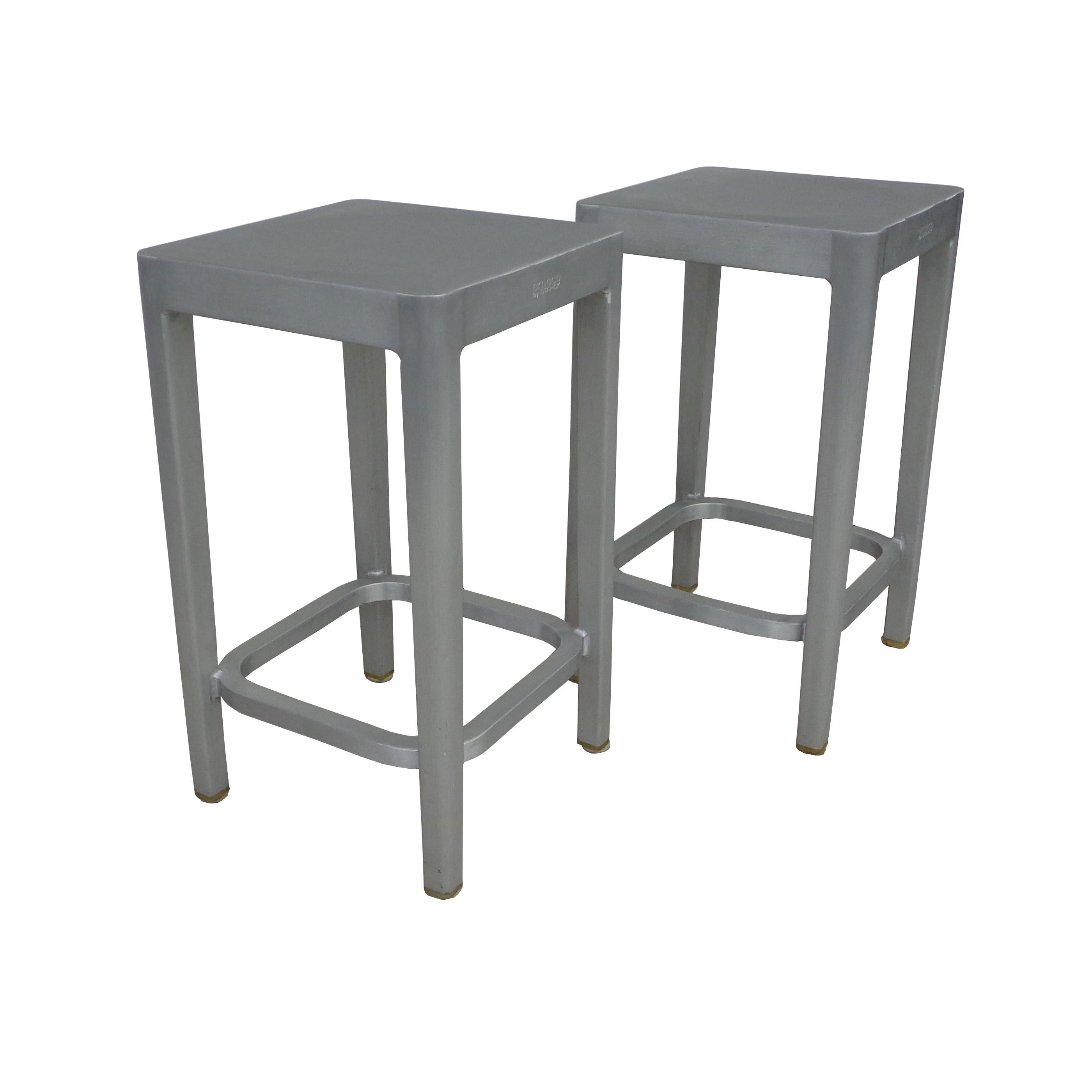 North American Pair of Phillippe Starck Emeco Stools
