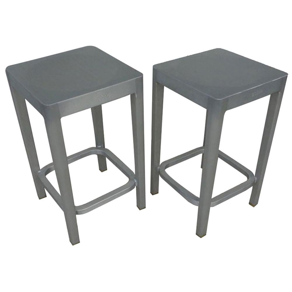 Pair of Phillippe Starck Emeco Stools