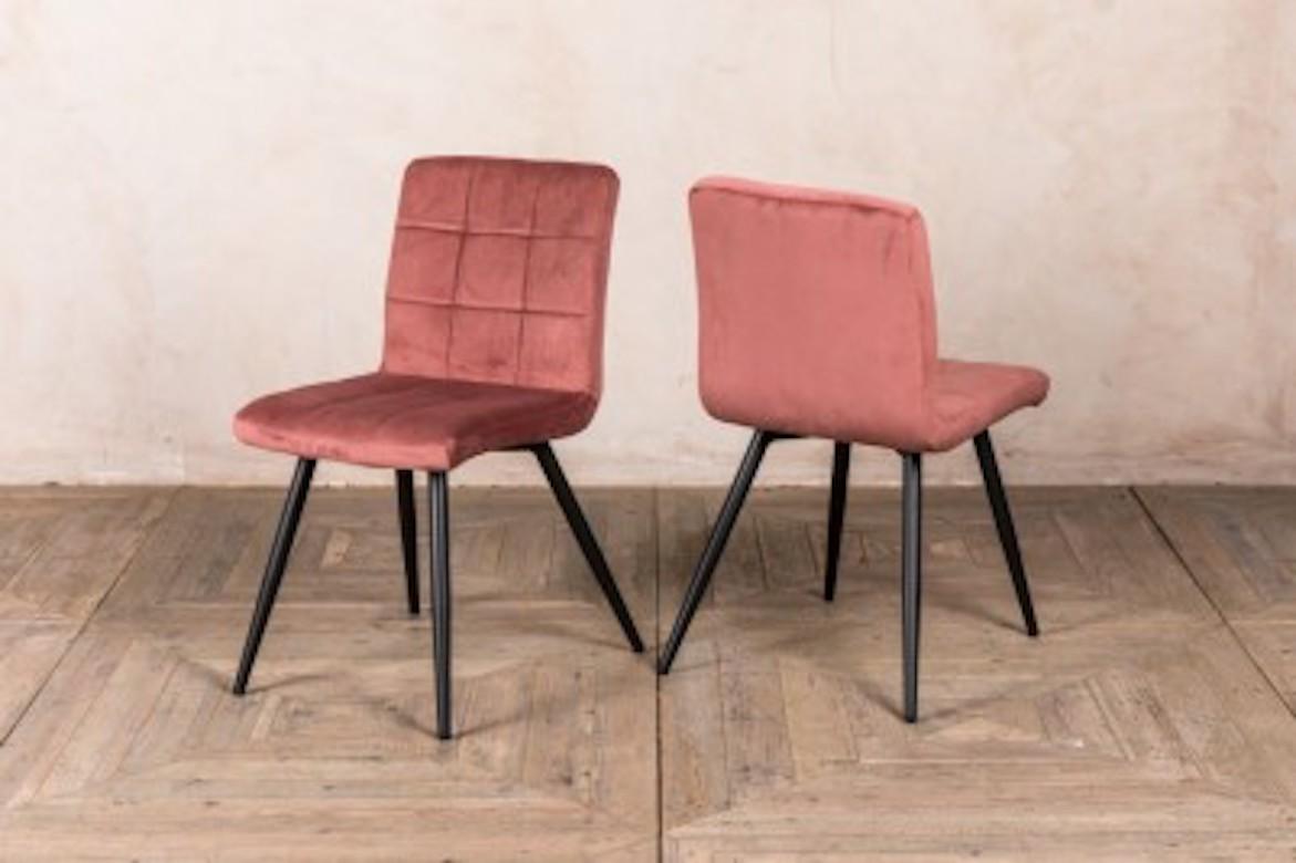 Pair of Phoenix Velvet Dining Room Chairs, 20th Century For Sale 12