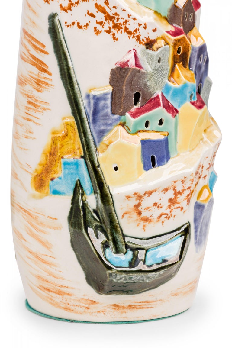 Pair of Phyllis Morris MidCentury American Porcelain Village Table