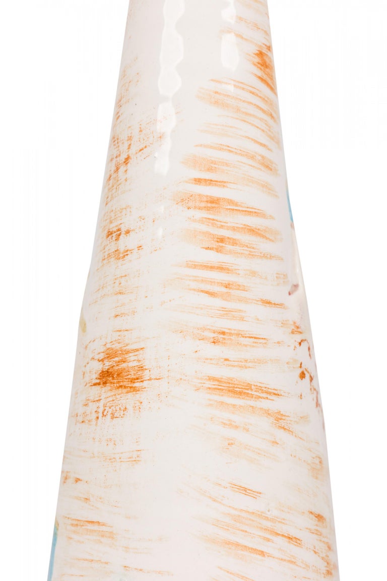 Pair of Phyllis Morris MidCentury American Porcelain Village Table