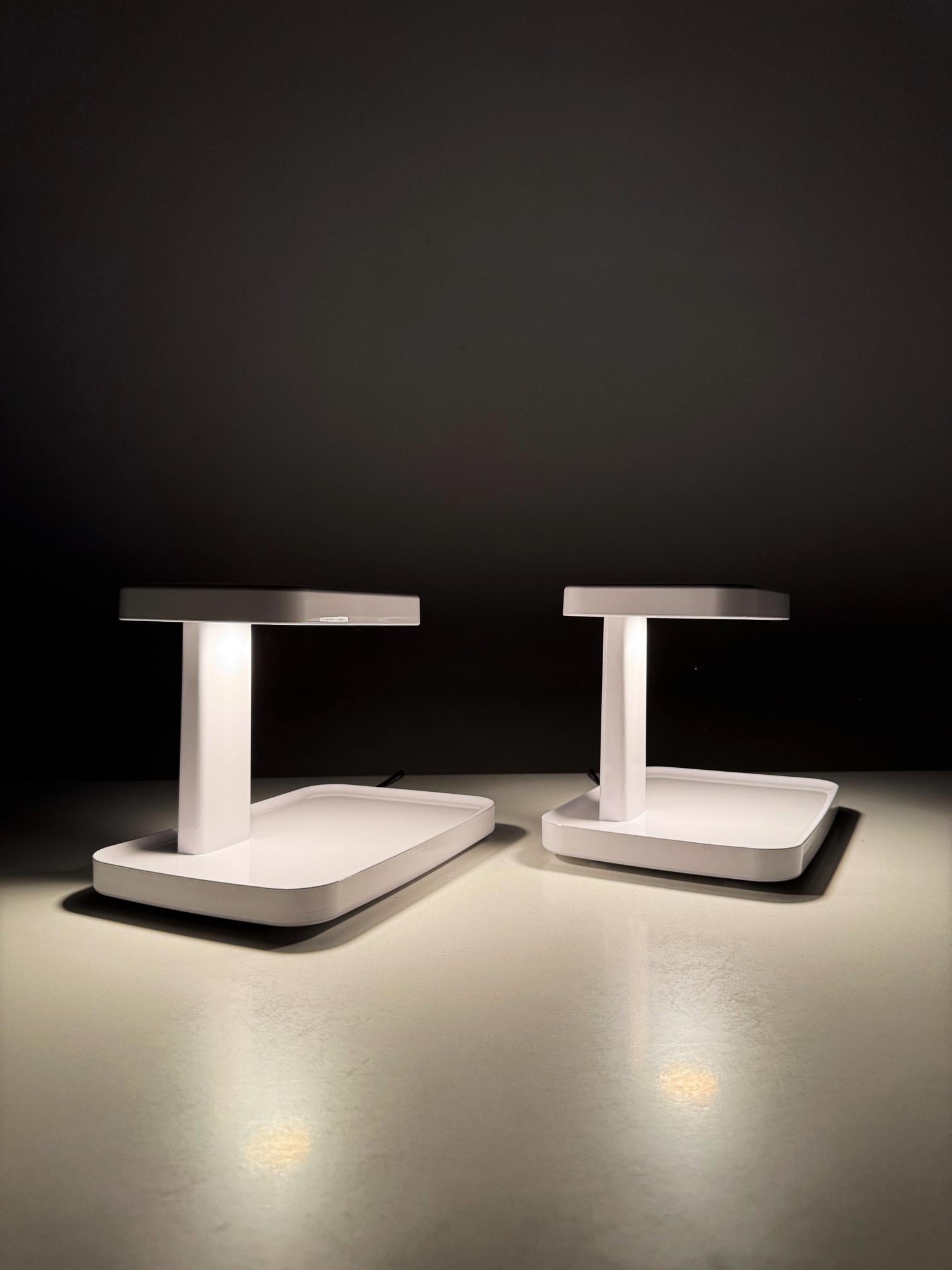 Pareja de lámparas de mesa Piani de Ronan & Erwan Bouroullec para Flos, Italia en venta 2