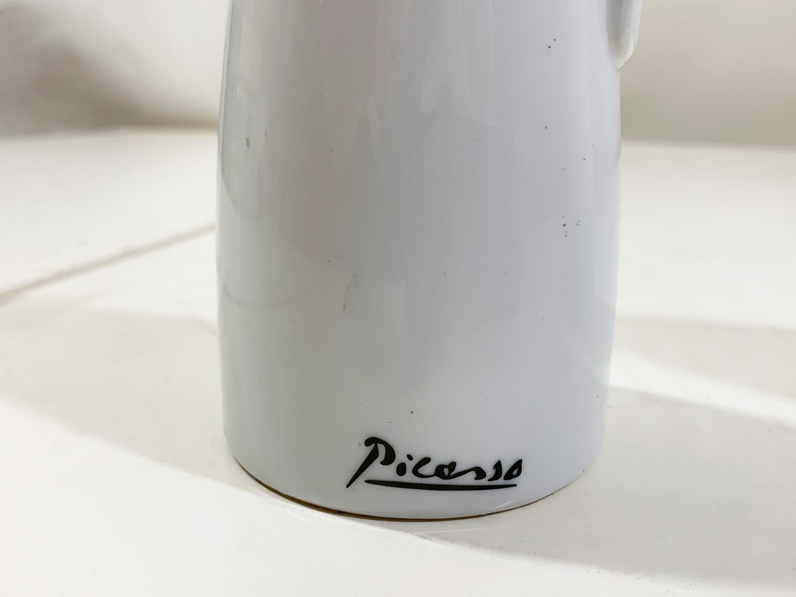 Paire de burettes à huile/vinaigre de Picasso 