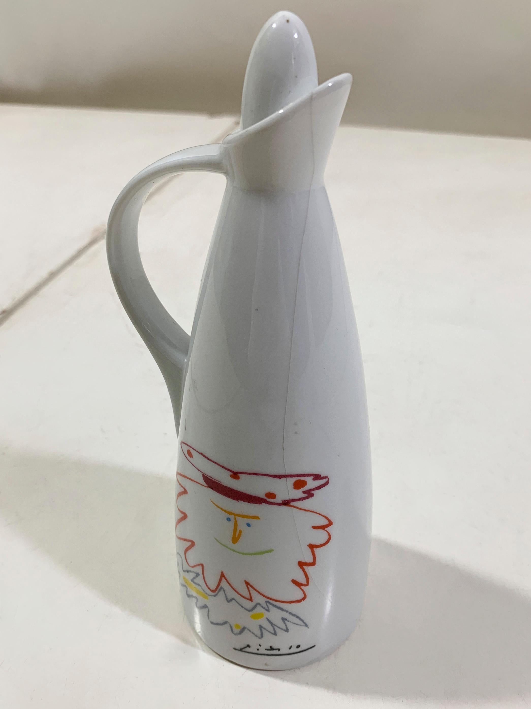 Paire de burettes à huile/vinaigre de Picasso 