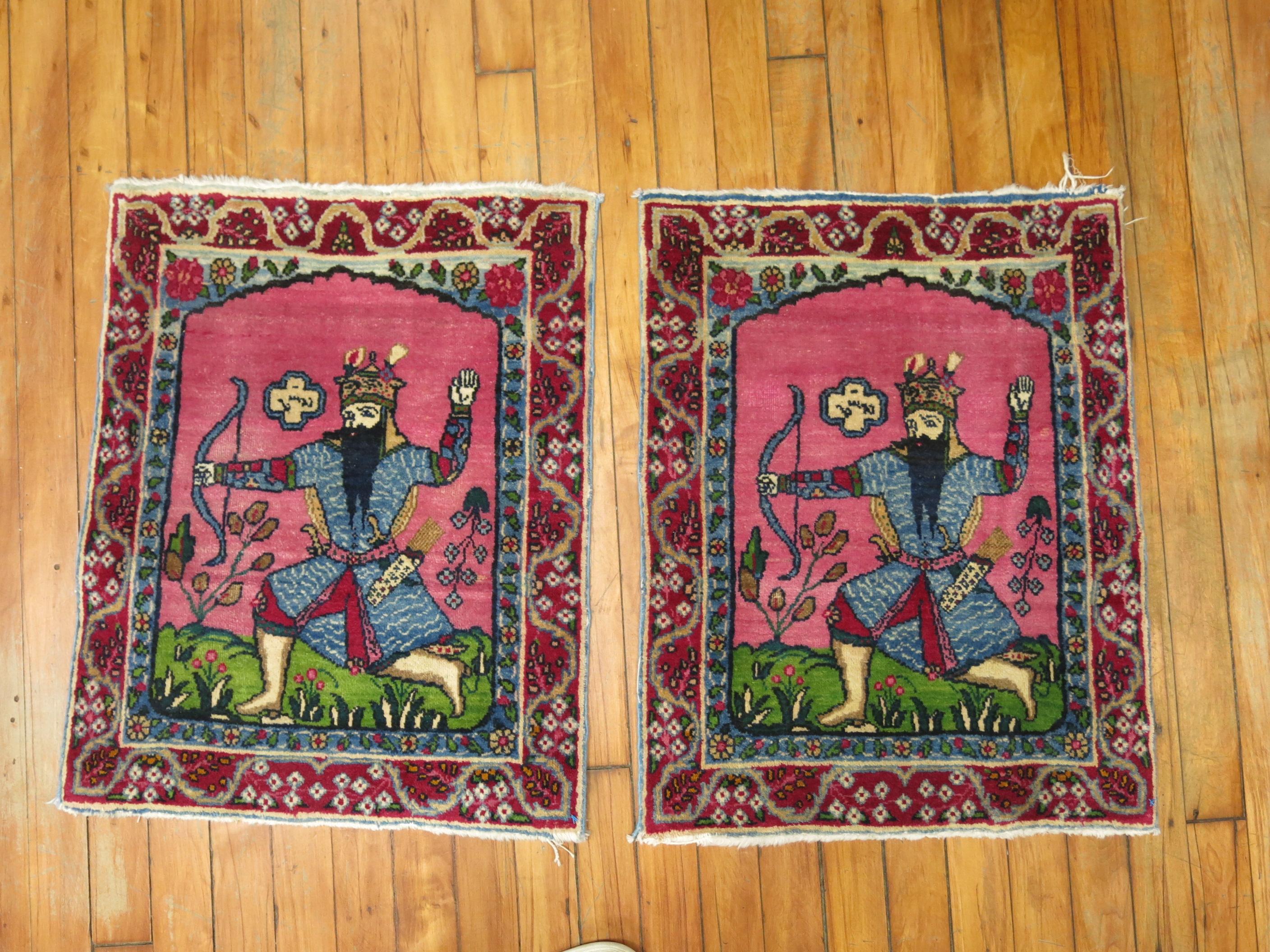 persian pictorial rugs