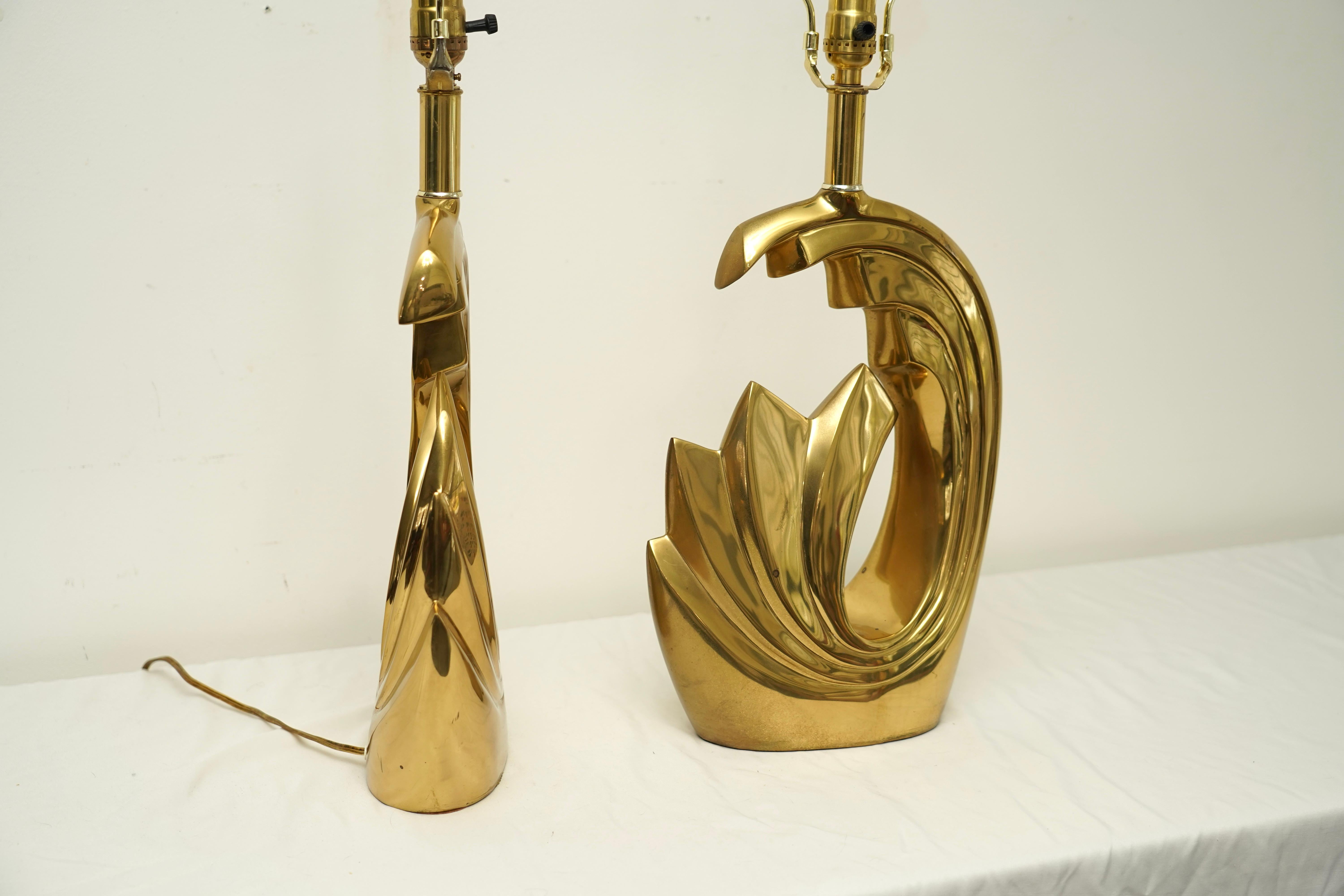 Coppia di tavoli da marea in ottone Postmodern Hollywood Regency di Pierre Cardin degli anni '80 in vendita 6
