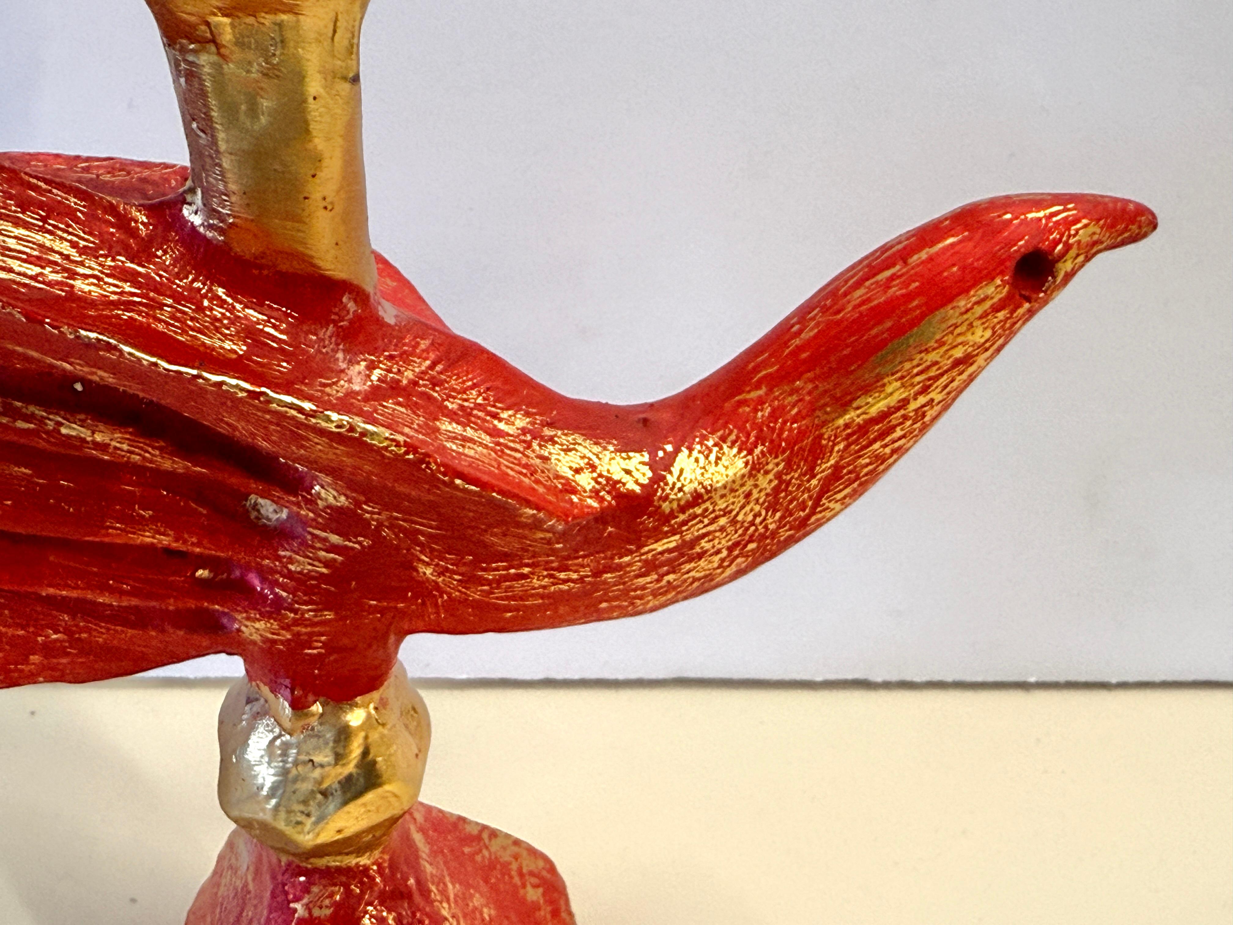 Coppia di candelieri a forma di uccello di Pierre Casenove per Fondica in vendita 9