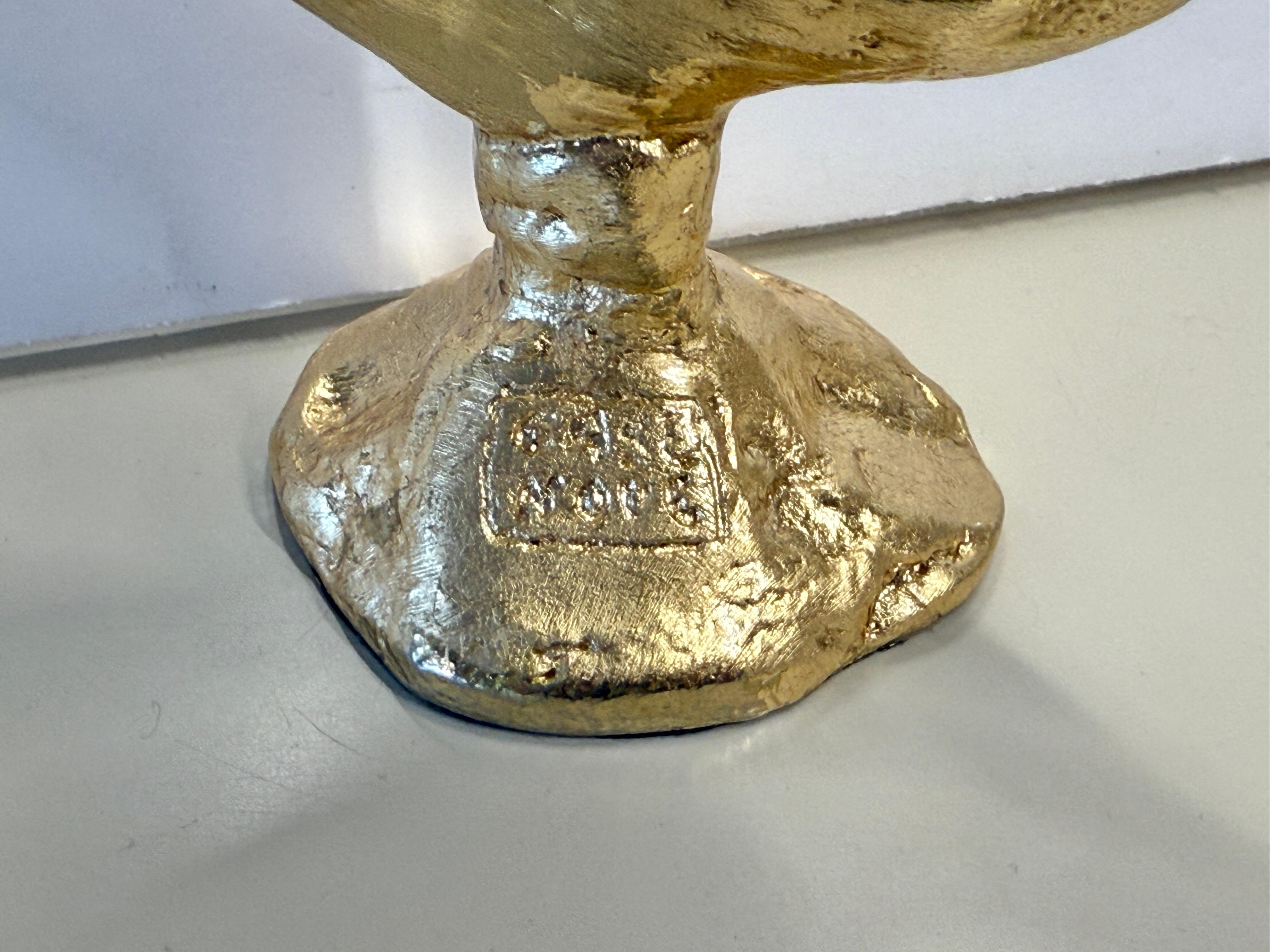 Metallo Coppia di candelieri a forma di uccello di Pierre Casenove per Fondica in vendita