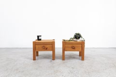 Pair of Pierre Chapo Inspired Nightstands