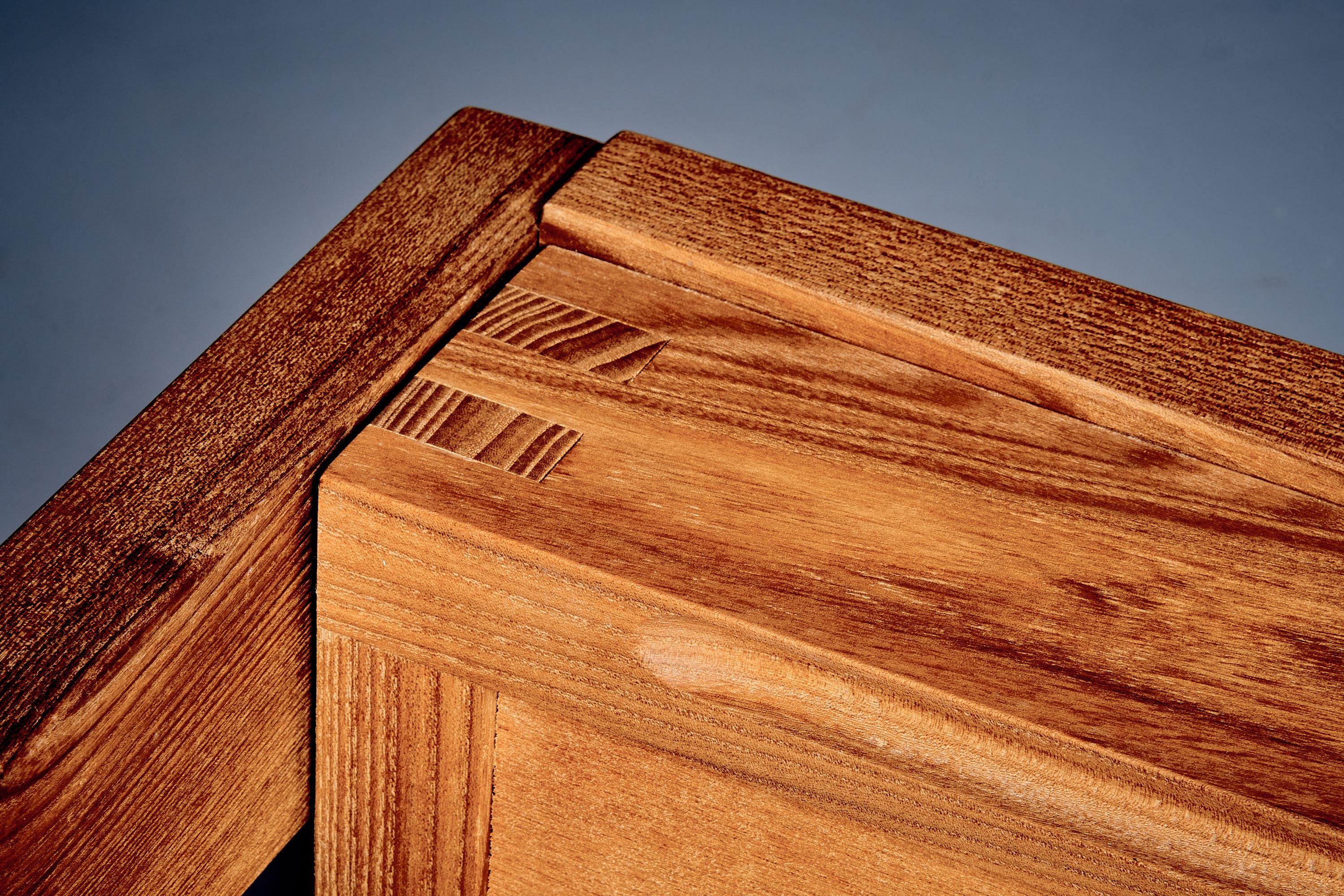 Paire de tables de chevet Pierre Chapo T07 en Wood Wood par Chapo Creation en vente 4