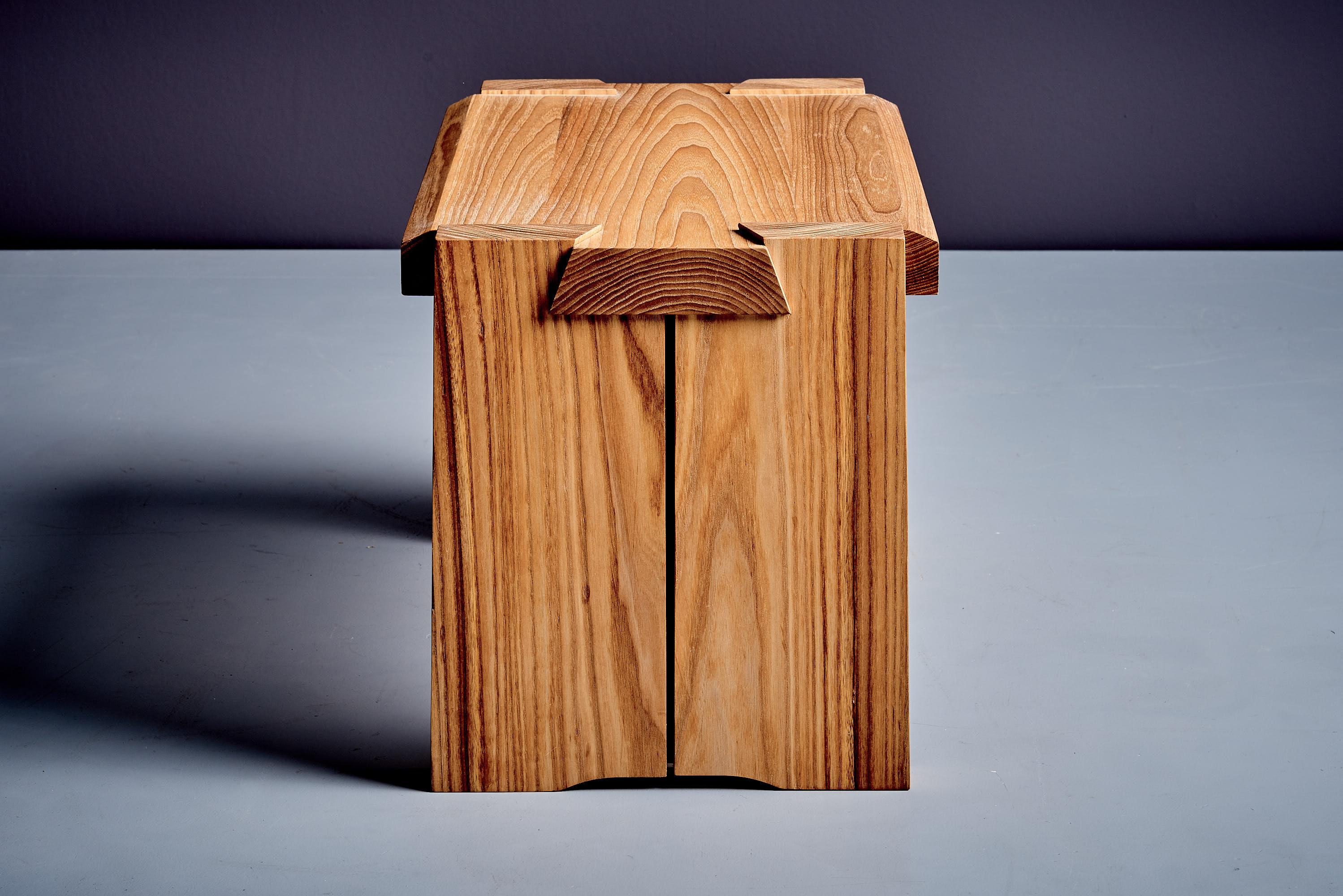 Paire de tables de chevet Pierre Chapo T38 en Wood Wood par Chapo Creation en vente 4