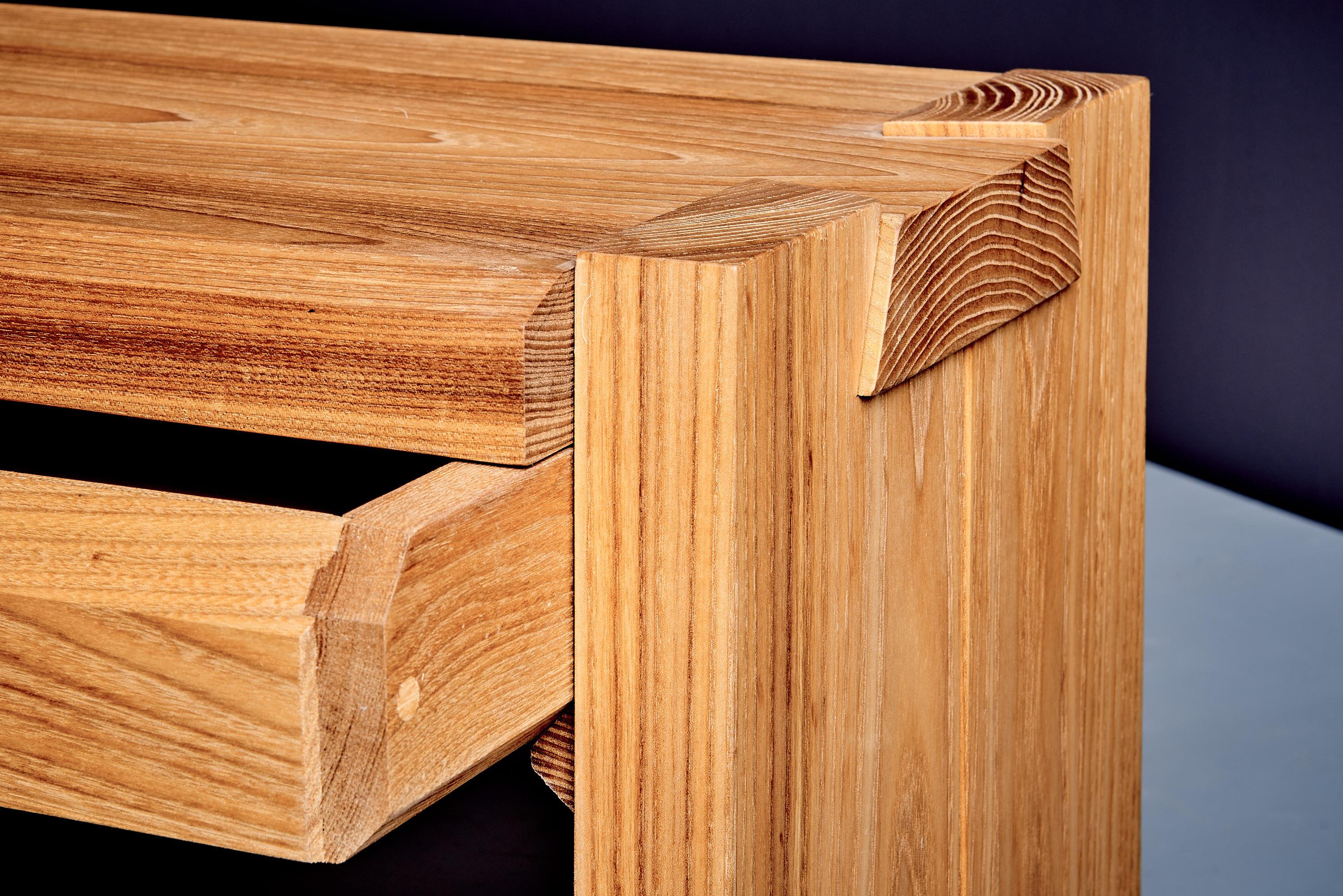 Paire de tables de chevet Pierre Chapo T38 en Wood Wood par Chapo Creation en vente 8