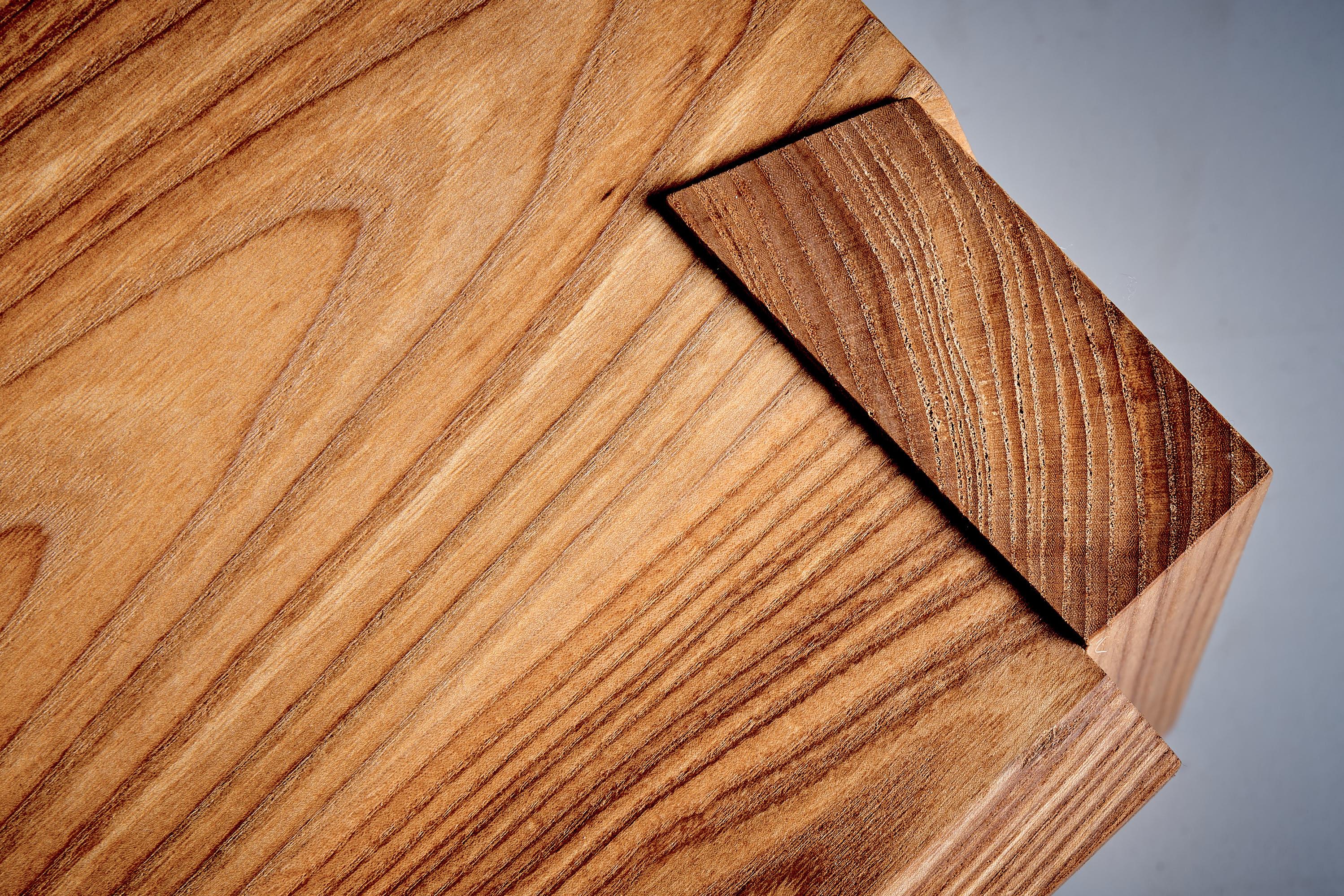 Paire de tables de chevet Pierre Chapo T38 en Wood Wood par Chapo Creation en vente 12