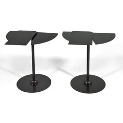 Pair of Pierre Chareau Éventail Side Tables