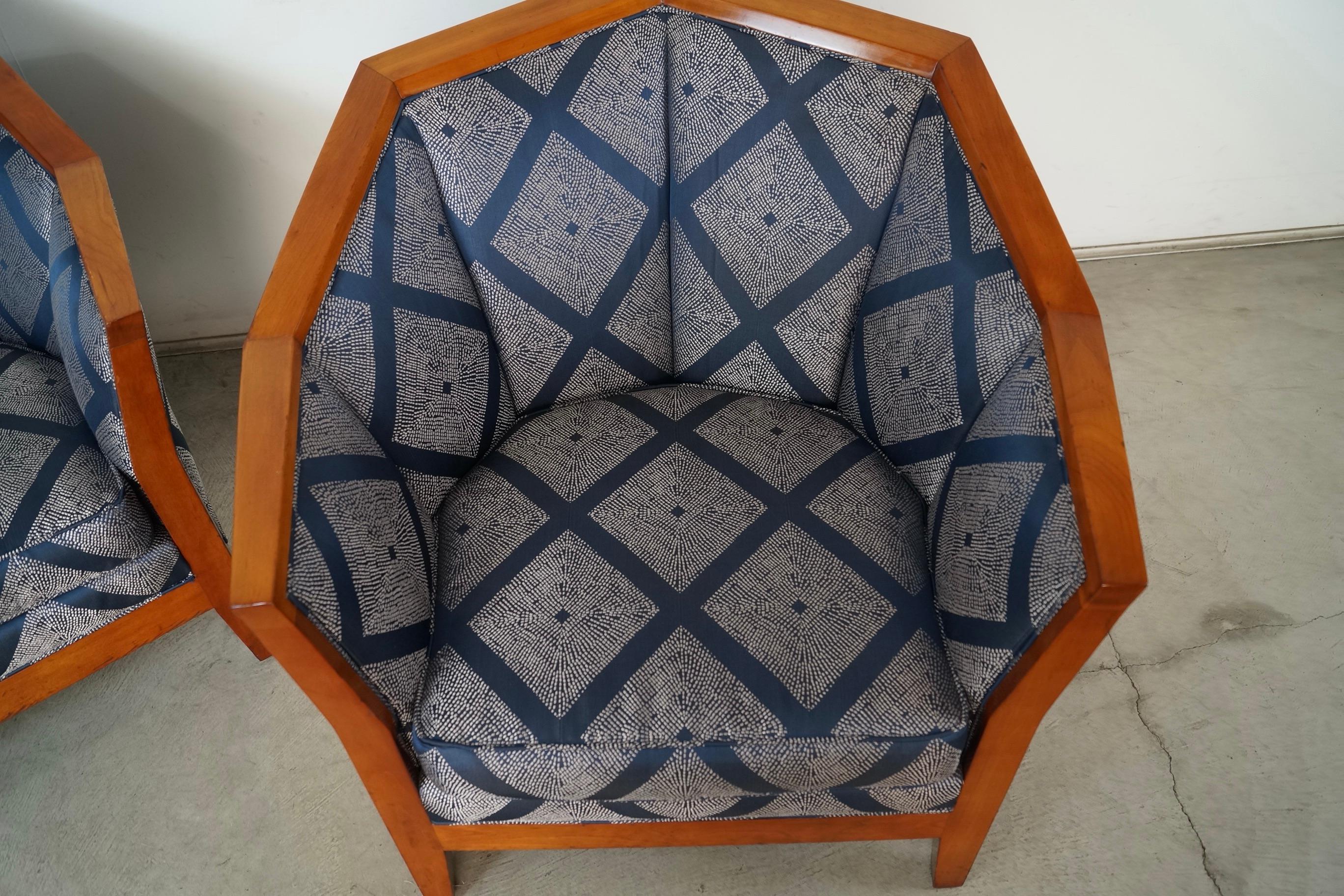Coppia di sedie da salotto in stile Art Deco di Pierre Chareau in vendita 7