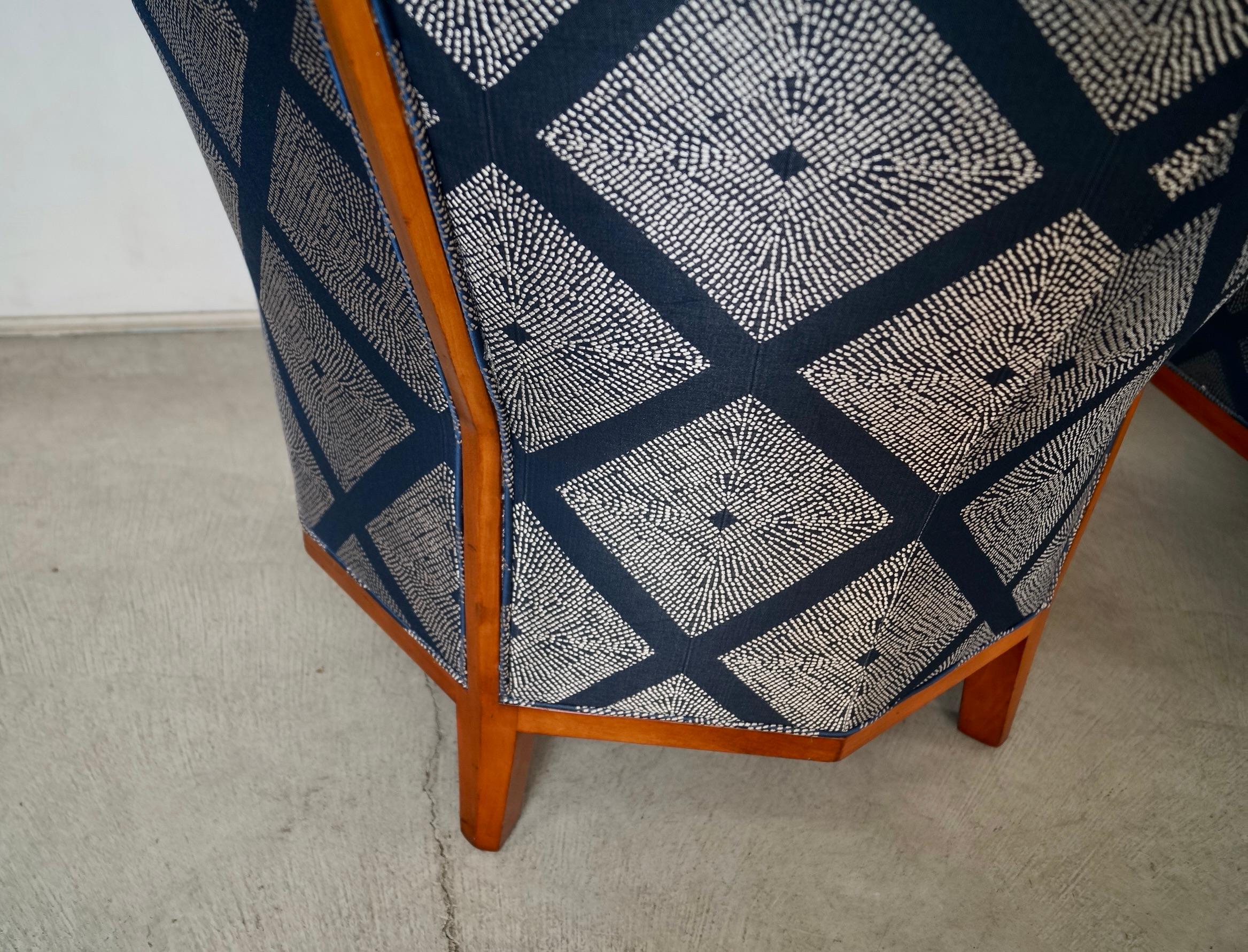 Coppia di sedie da salotto in stile Art Deco di Pierre Chareau in vendita 11