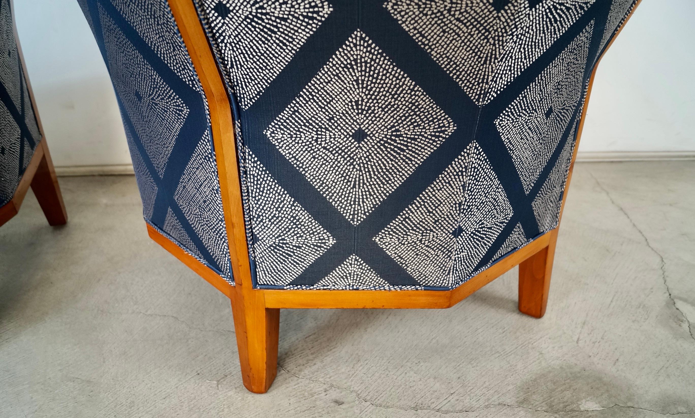 Coppia di sedie da salotto in stile Art Deco di Pierre Chareau in vendita 12