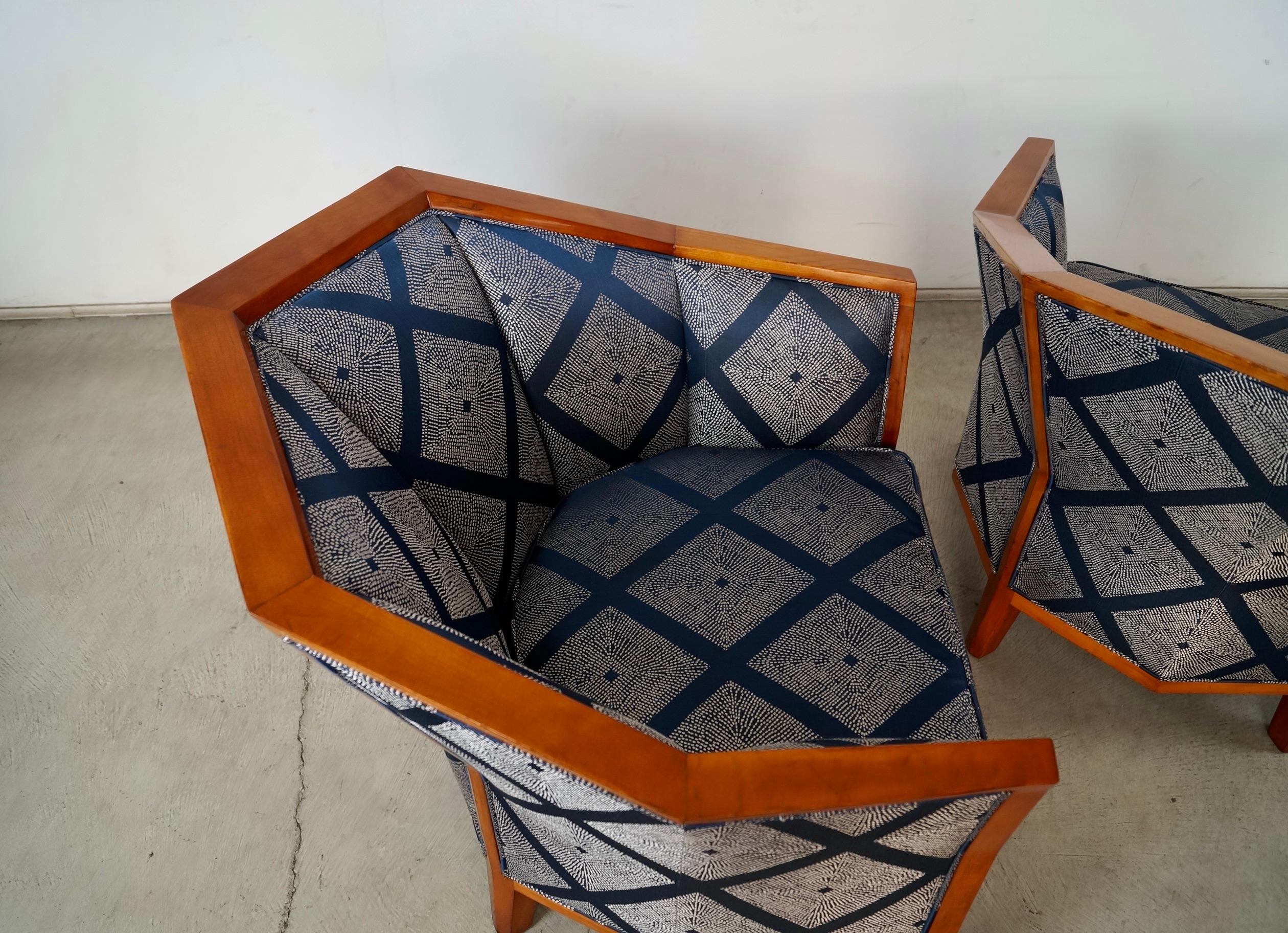 Coppia di sedie da salotto in stile Art Deco di Pierre Chareau in vendita 13