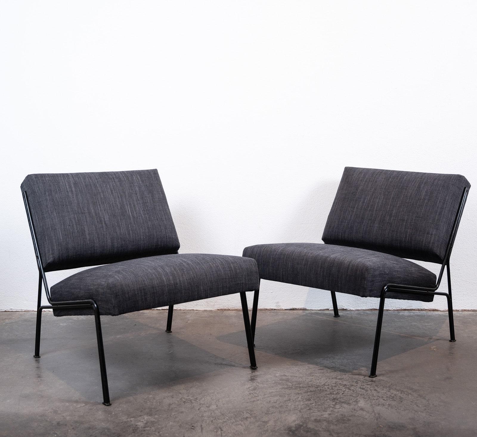 20th Century Pair of Pierre Guariche G2 Chairs by Arp