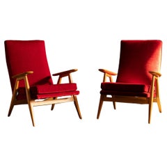 Pair of Pierre Guariche SK640 Armchairs for Steiner, 1950s