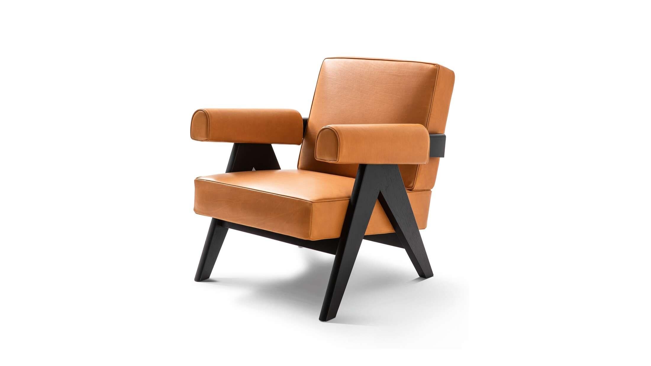 Ein Paar Pierre Jeanneret 053 Capitol Complex-Sessel für Cassina in Grün (21. Jahrhundert und zeitgenössisch) im Angebot