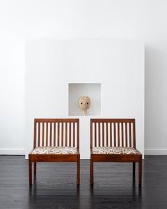 Pair of Pierre Jeanneret Armless Easy 'Fireside' Lounge Chairs c. 1955-60