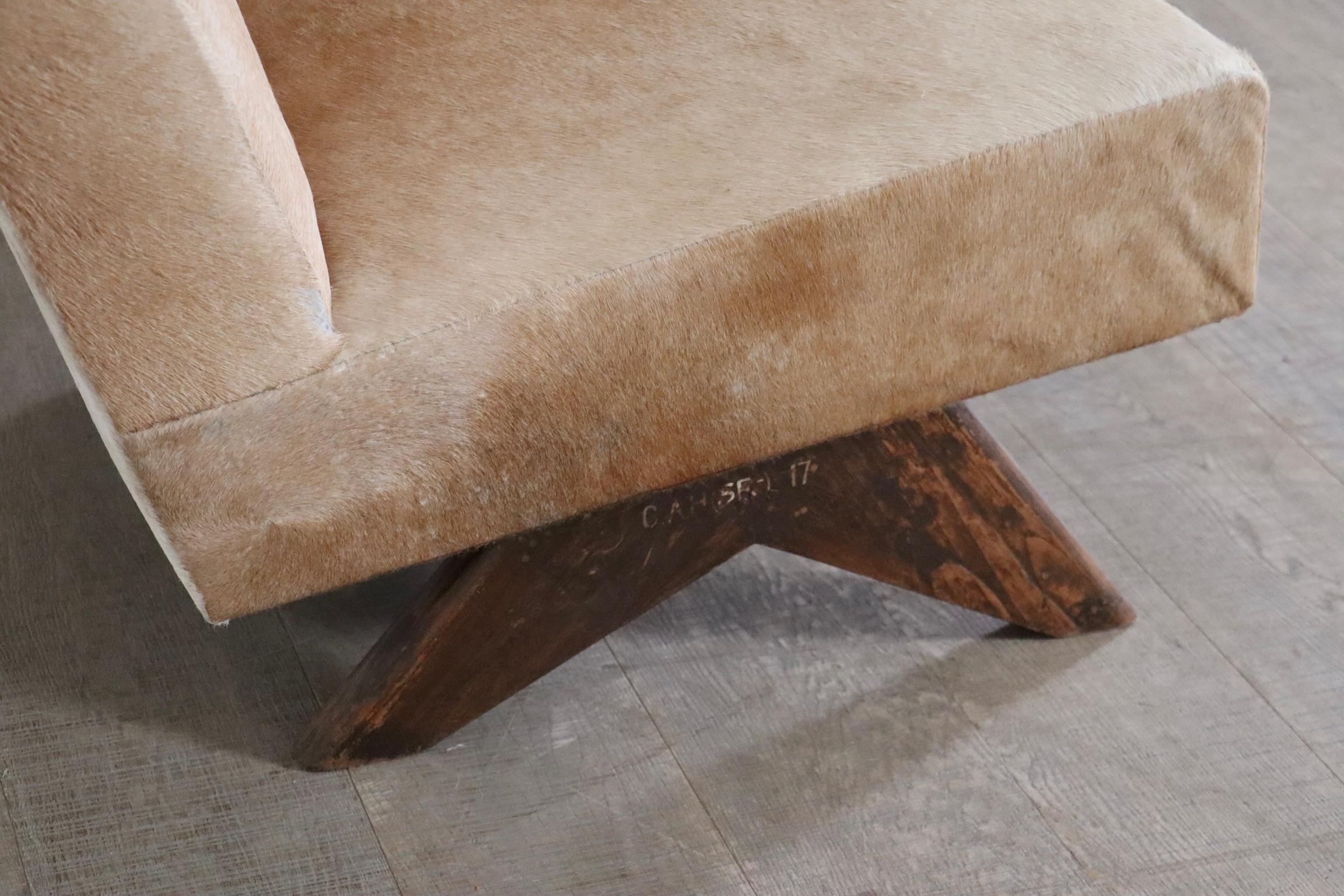 Paire de chaises 'Fireside' de Pierre Jeanneret, modèle No. PJ-SI-36-A en vente 8