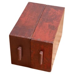 Pair of Pierre Jeanneret Nursery Cube Stools