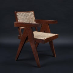 Paire de chaises de bureau Pierre Jeanneret