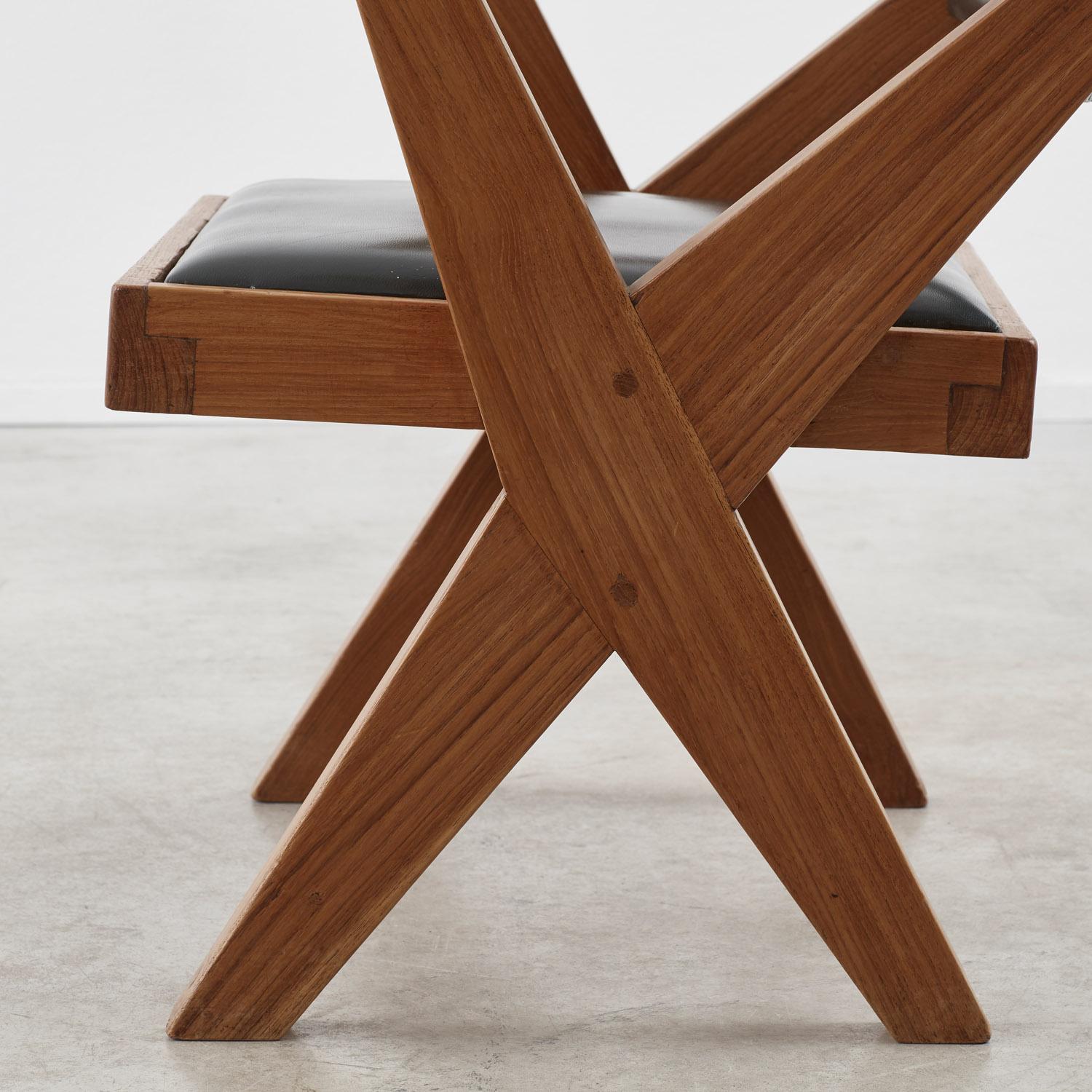 pair of Pierre Jeanneret 'Showroom' armchairs - France, 1960 For Sale 4