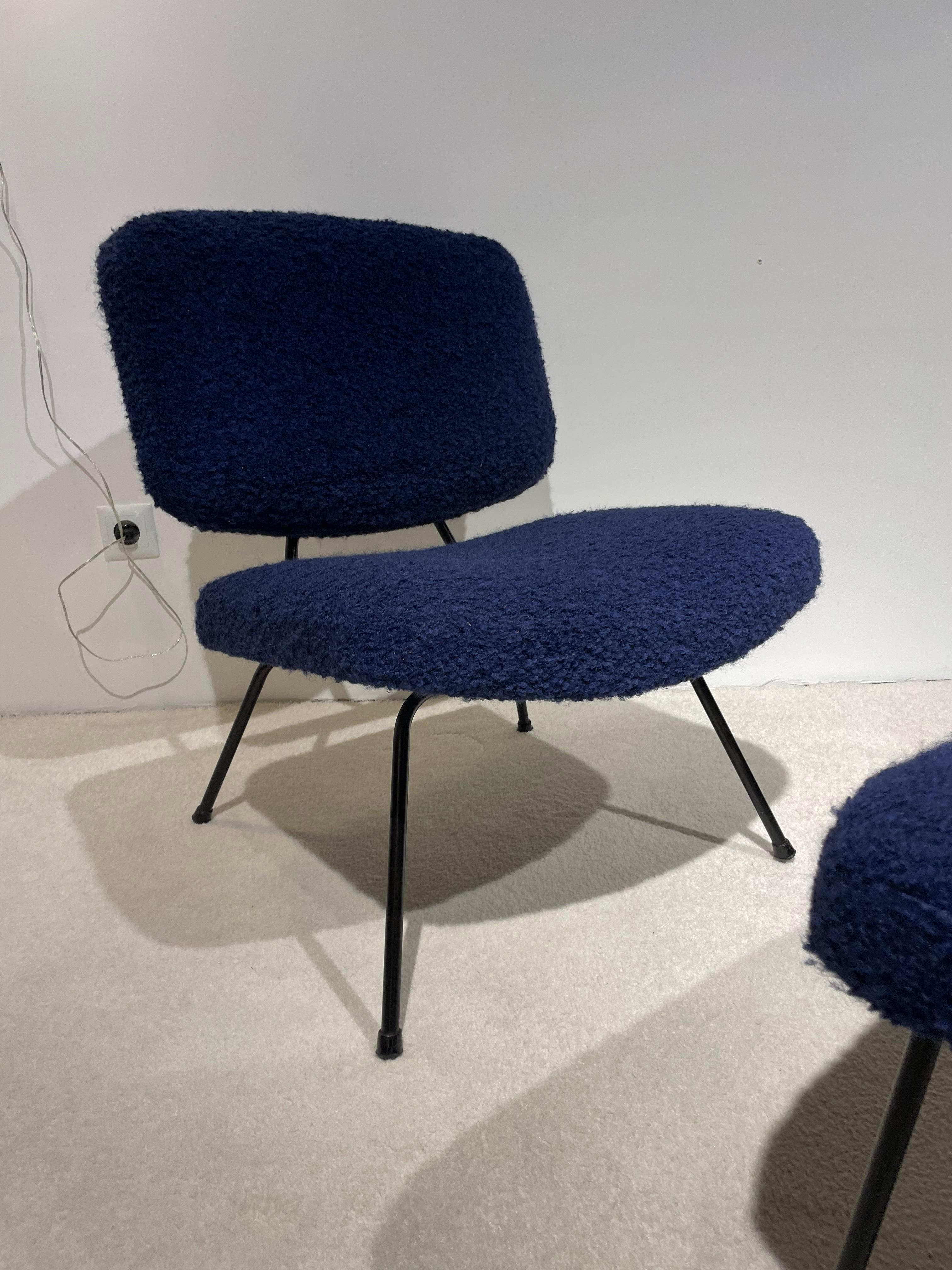 Mid-Century Modern Pair of Pierre Paulin Low Chairs