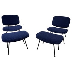 Pair of Pierre Paulin Low Chairs