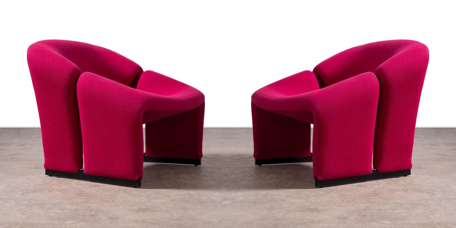 Ein Paar Pierre Paulin F580 Lounge Chairs für Artifort, 1960er Jahre - Skulpturale Gelassenheit in Bewegung
Ein seltenes, originales Paar F580-Loungesessel aus der Erstausgabe des visionären Designers Pierre Paulin für Artifort, die in den 1960er