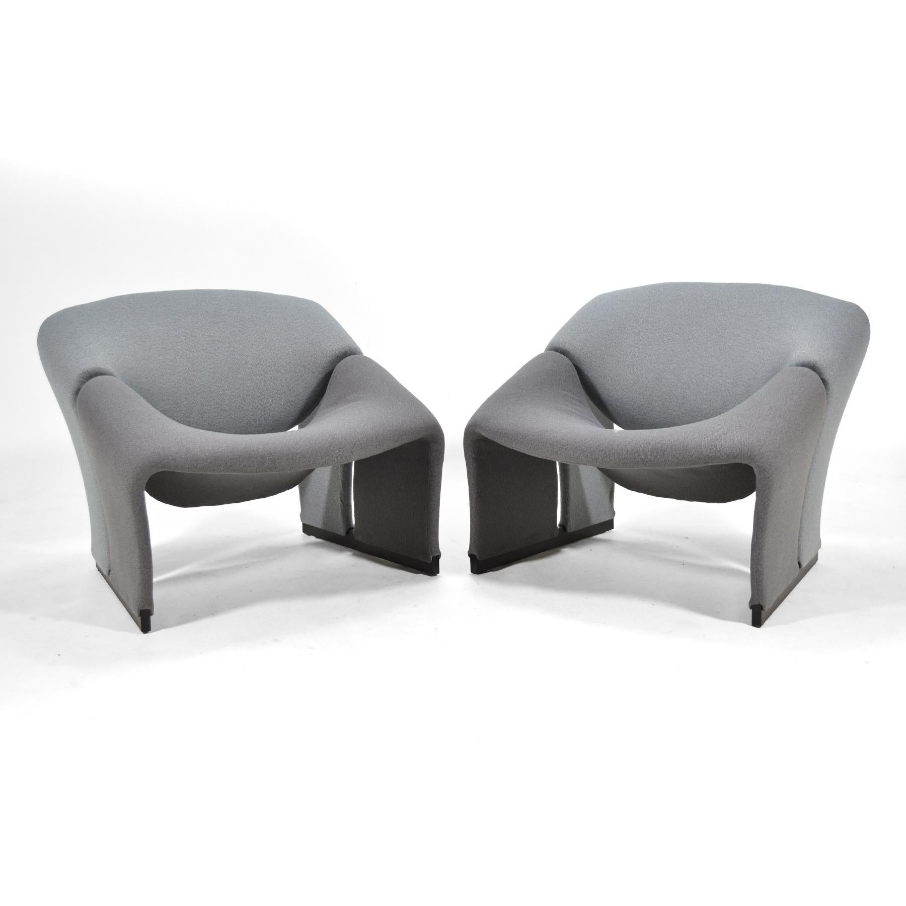 Mid-Century Modern Pair of Pierre Paulin Model F580 Lounge Chairs by Artifort