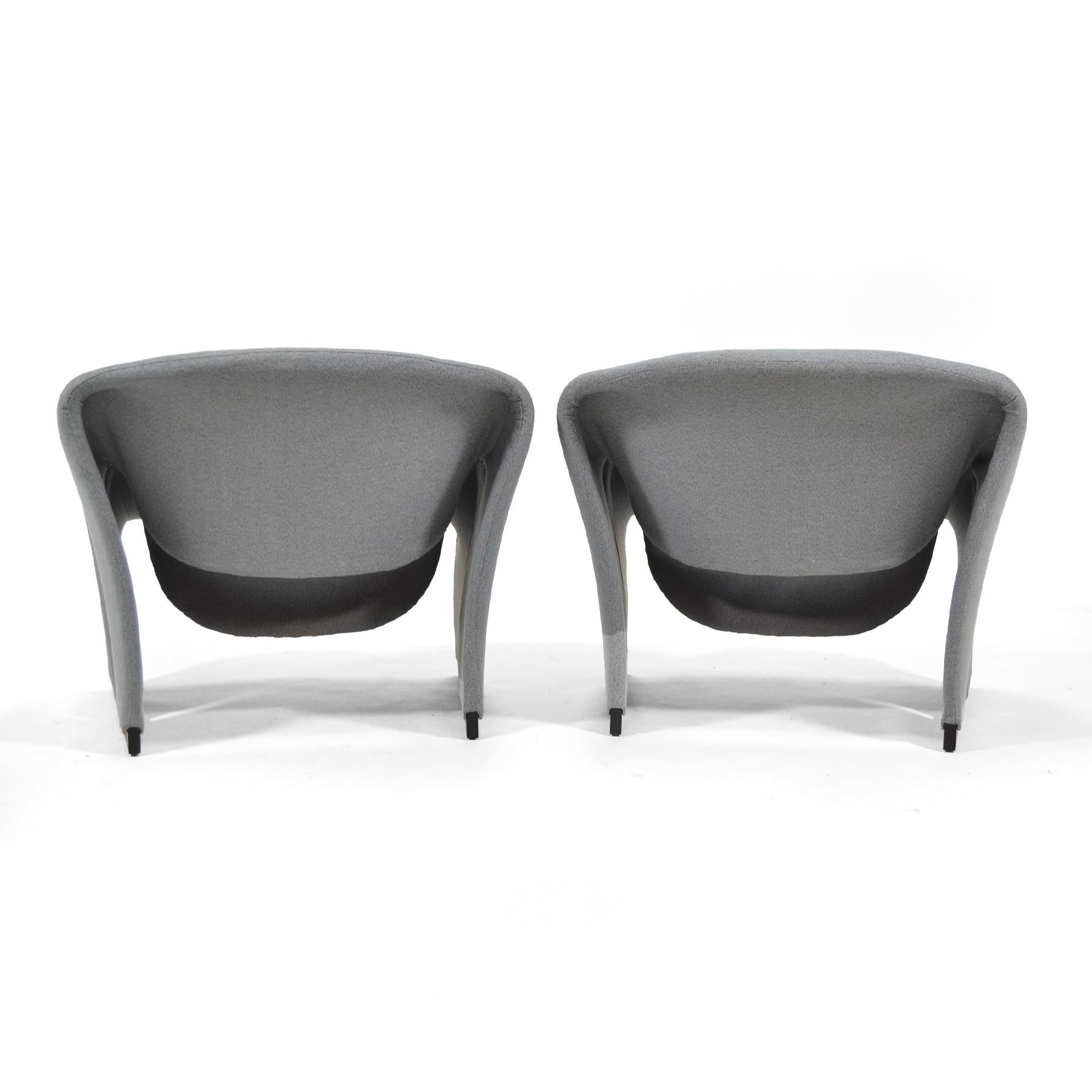 Mid-20th Century Pair of Pierre Paulin Model F580 Lounge Chairs by Artifort