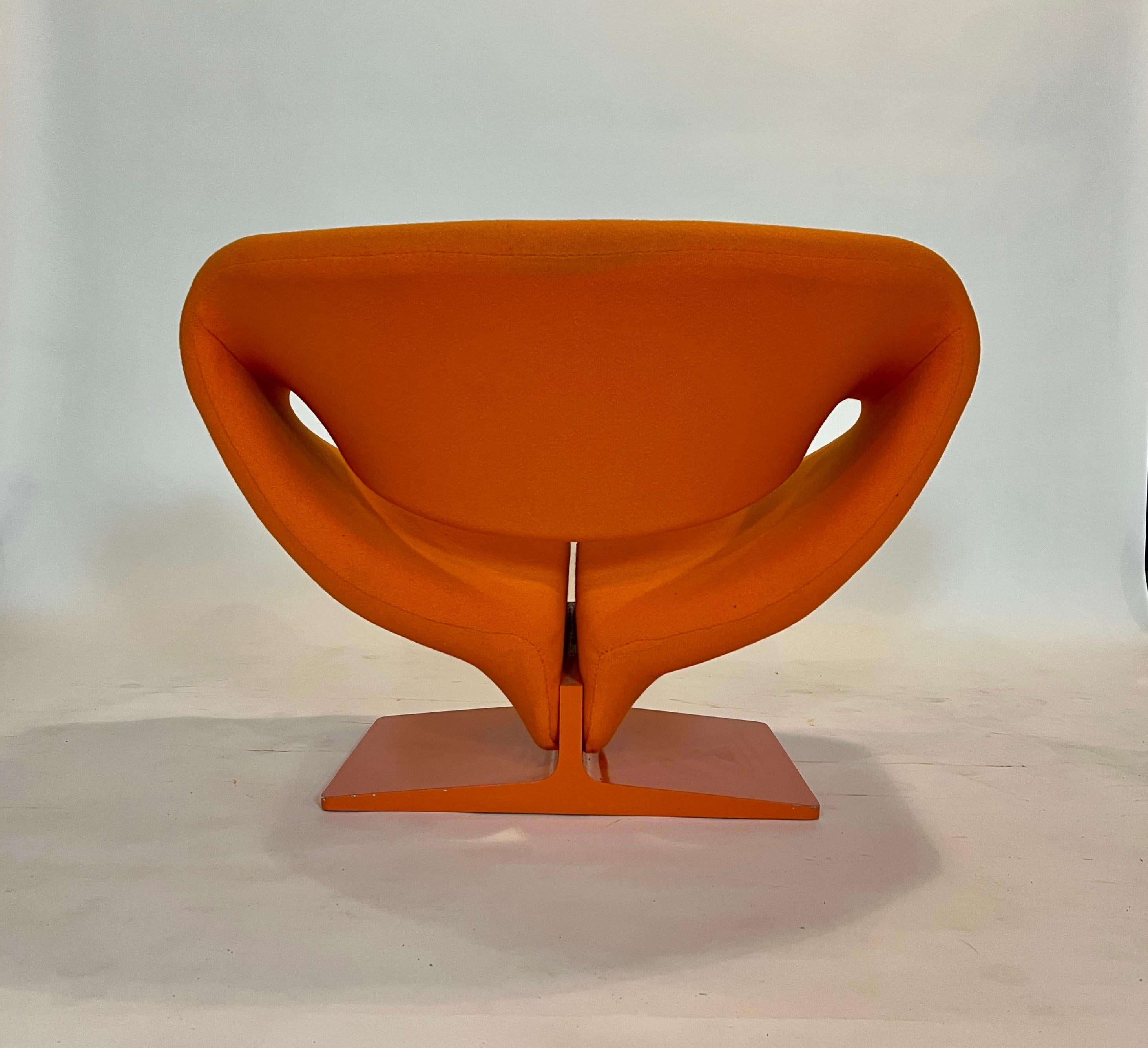 Steel Pair of Pierre Paulin Ribbon Chair by Artifort