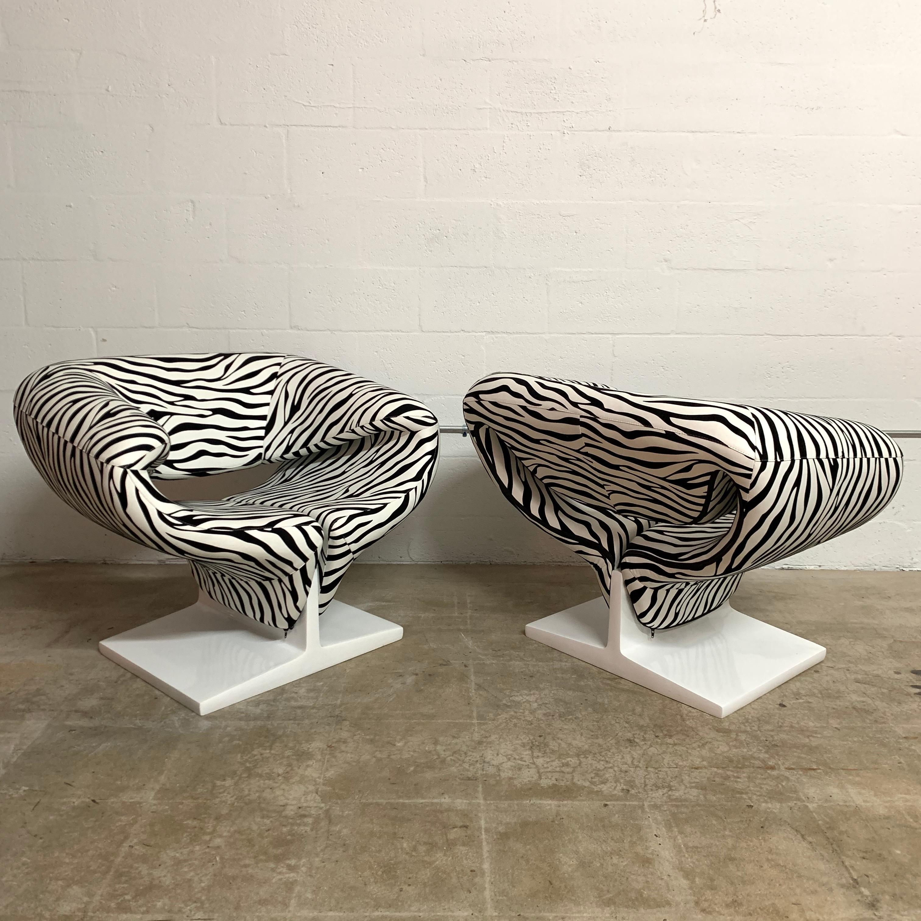 Lacquered Pair of Pierre Paulin 