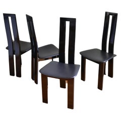 Pair of Pietro Costantini Post Modern Dining Chairs, Made in Italy, 1970s