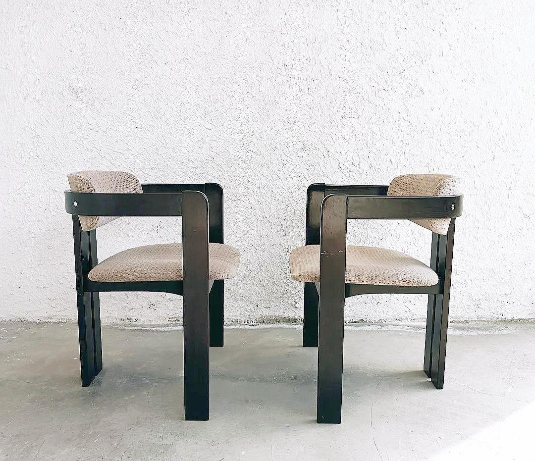 Mid-Century Modern Pair of Pigreco Chairs by Tobia Scarpa for Gavina