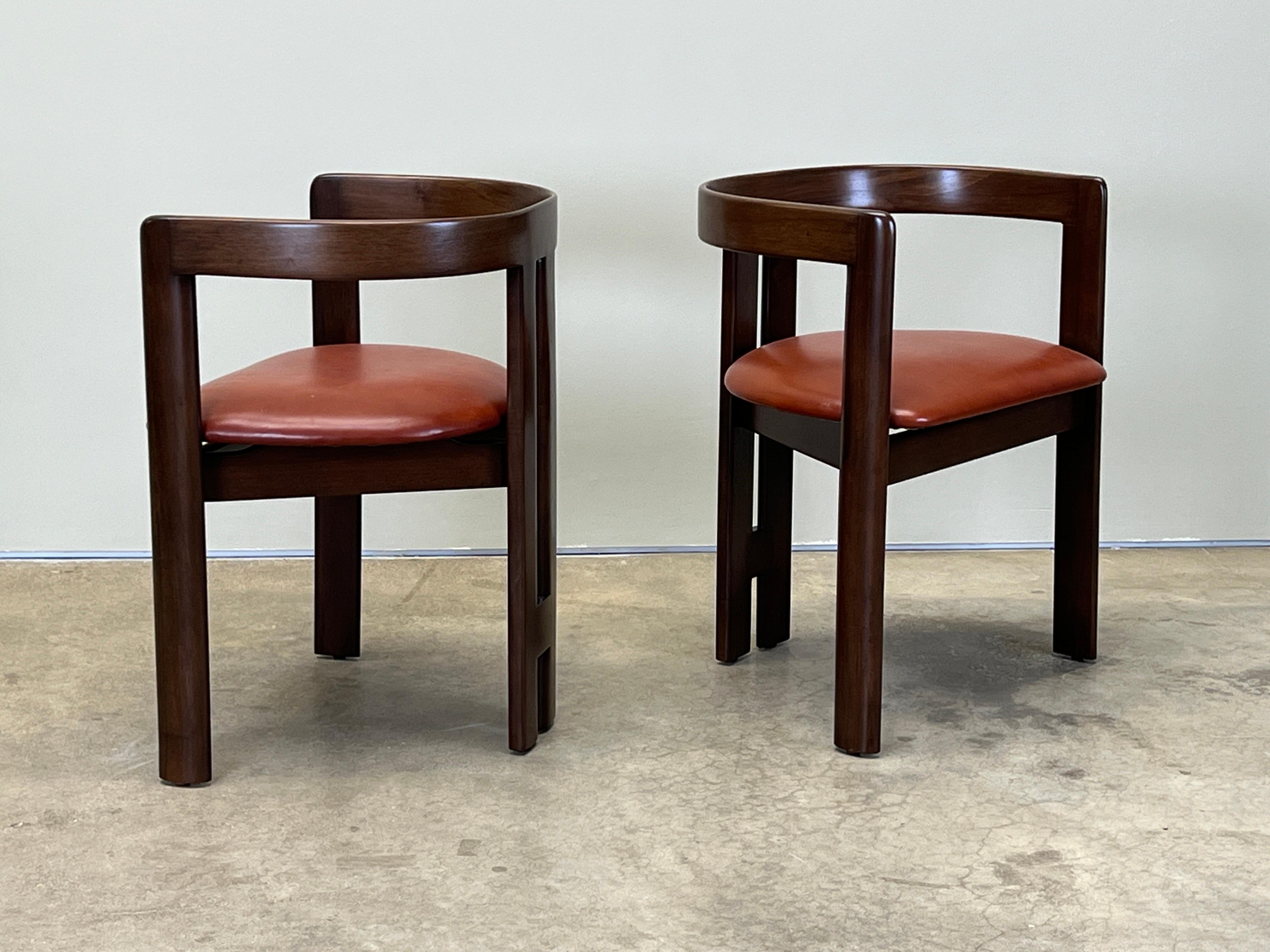 Pair of “Pigreco” Dining Chairs by Tobia Scarpa for Gavina 5