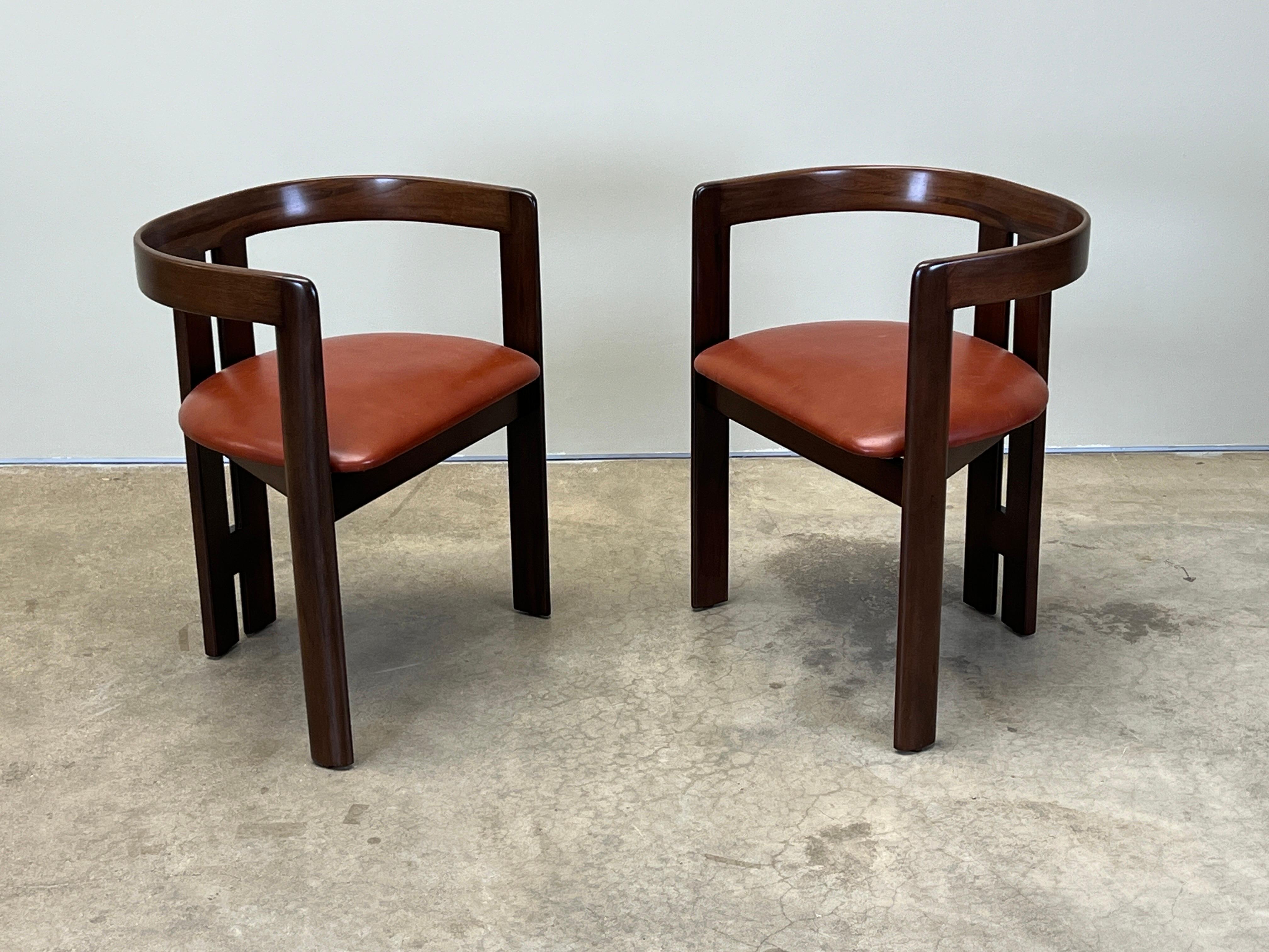 Pair of “Pigreco” Dining Chairs by Tobia Scarpa for Gavina 7