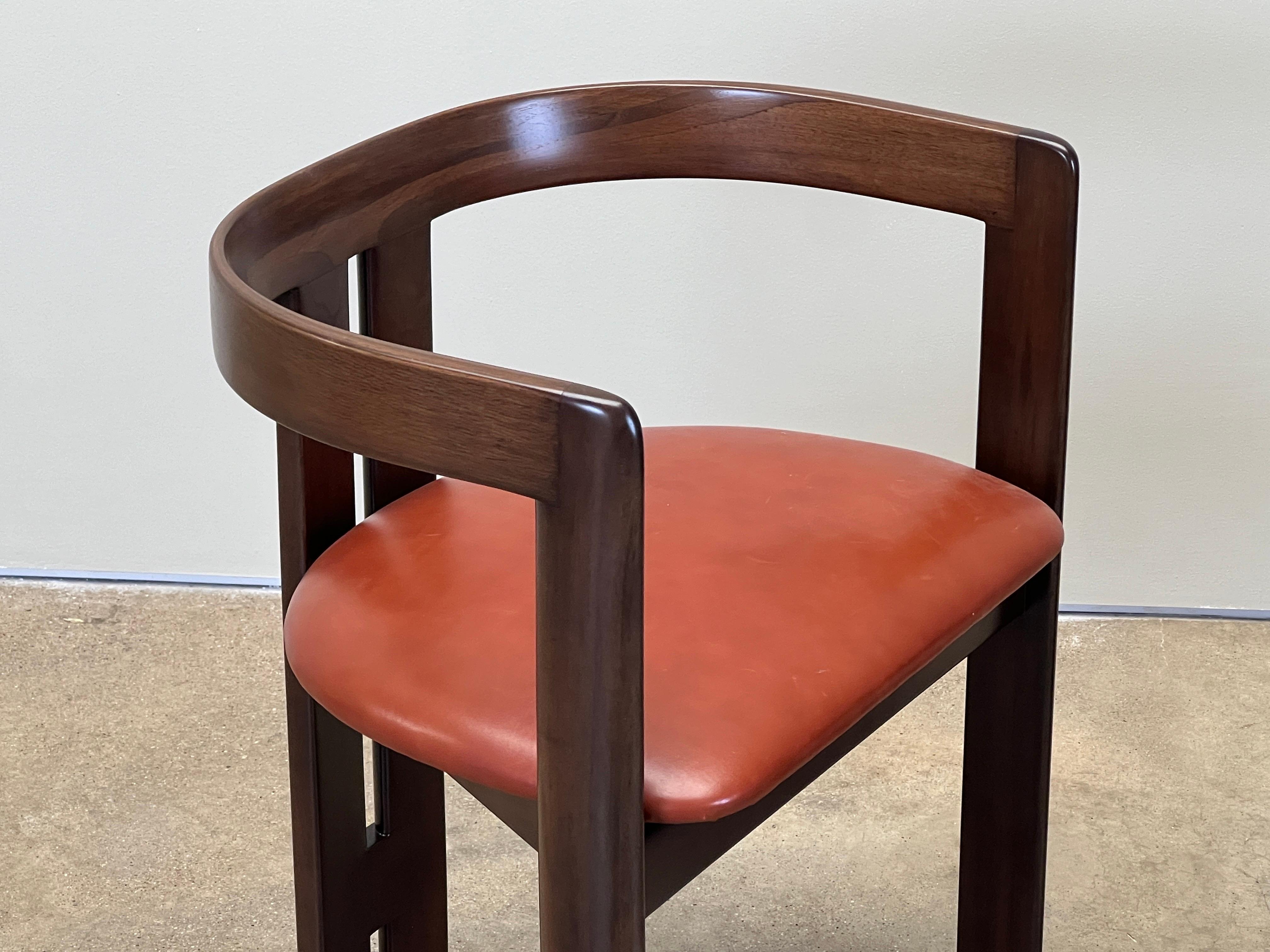 Pair of “Pigreco” Dining Chairs by Tobia Scarpa for Gavina 8