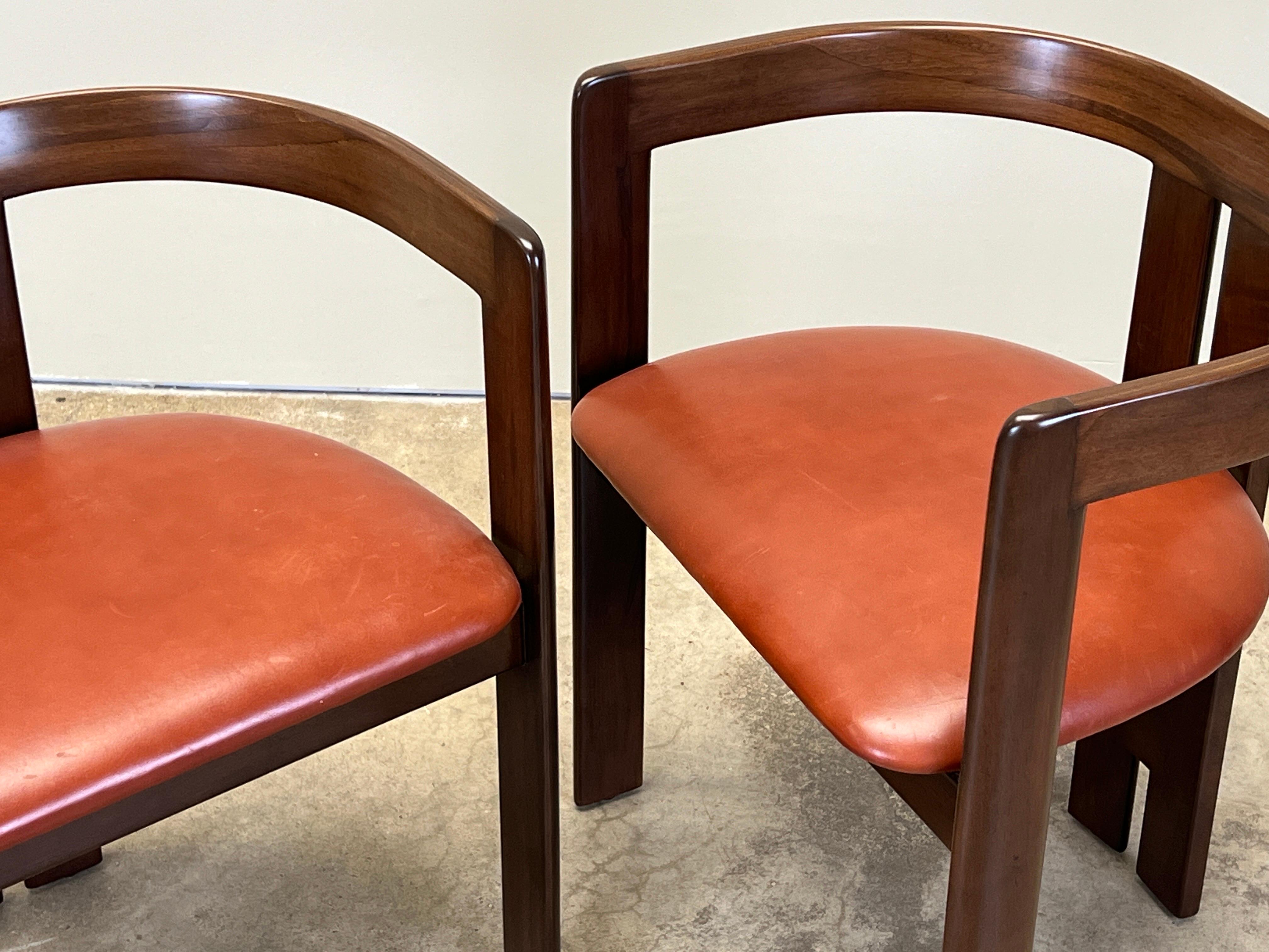 Pair of “Pigreco” Dining Chairs by Tobia Scarpa for Gavina 9