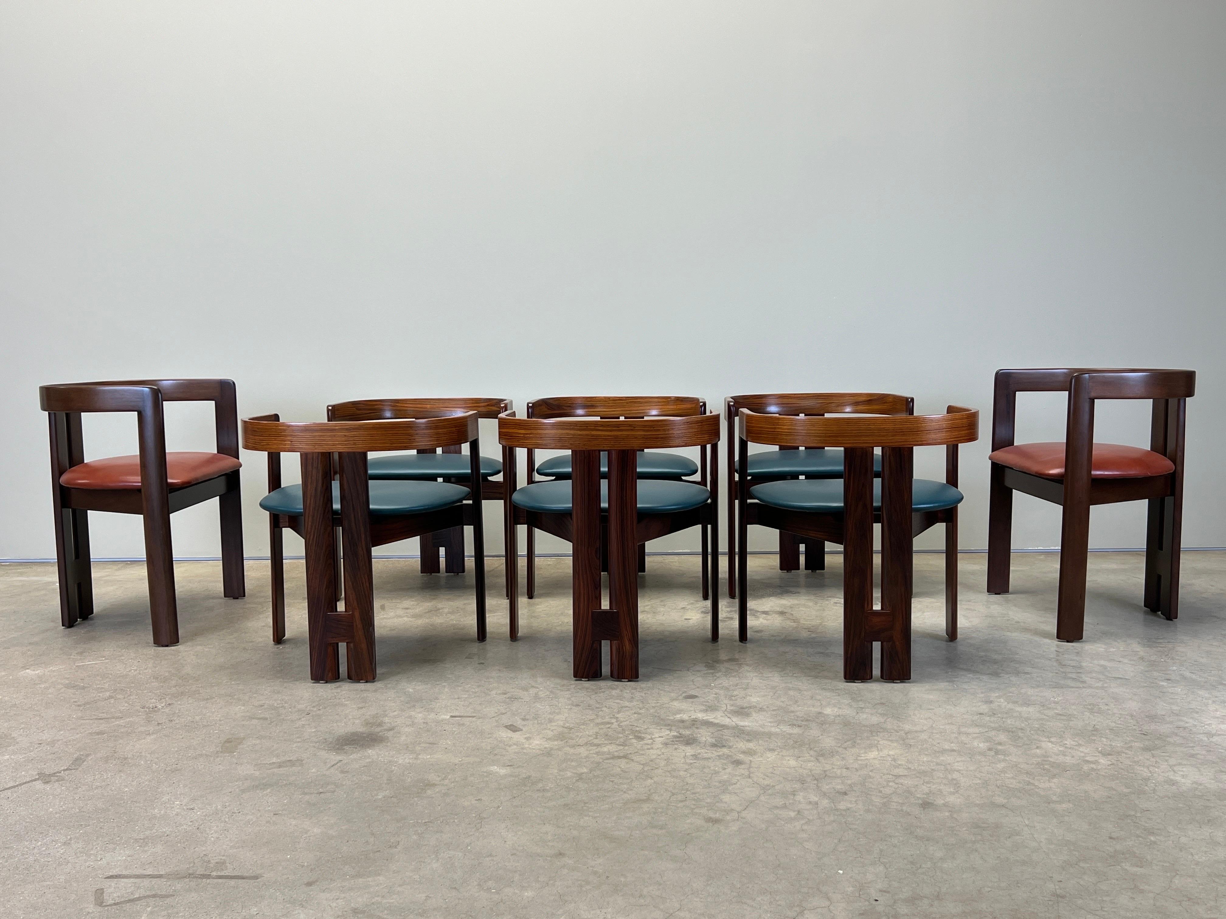 Pair of “Pigreco” Dining Chairs by Tobia Scarpa for Gavina 12