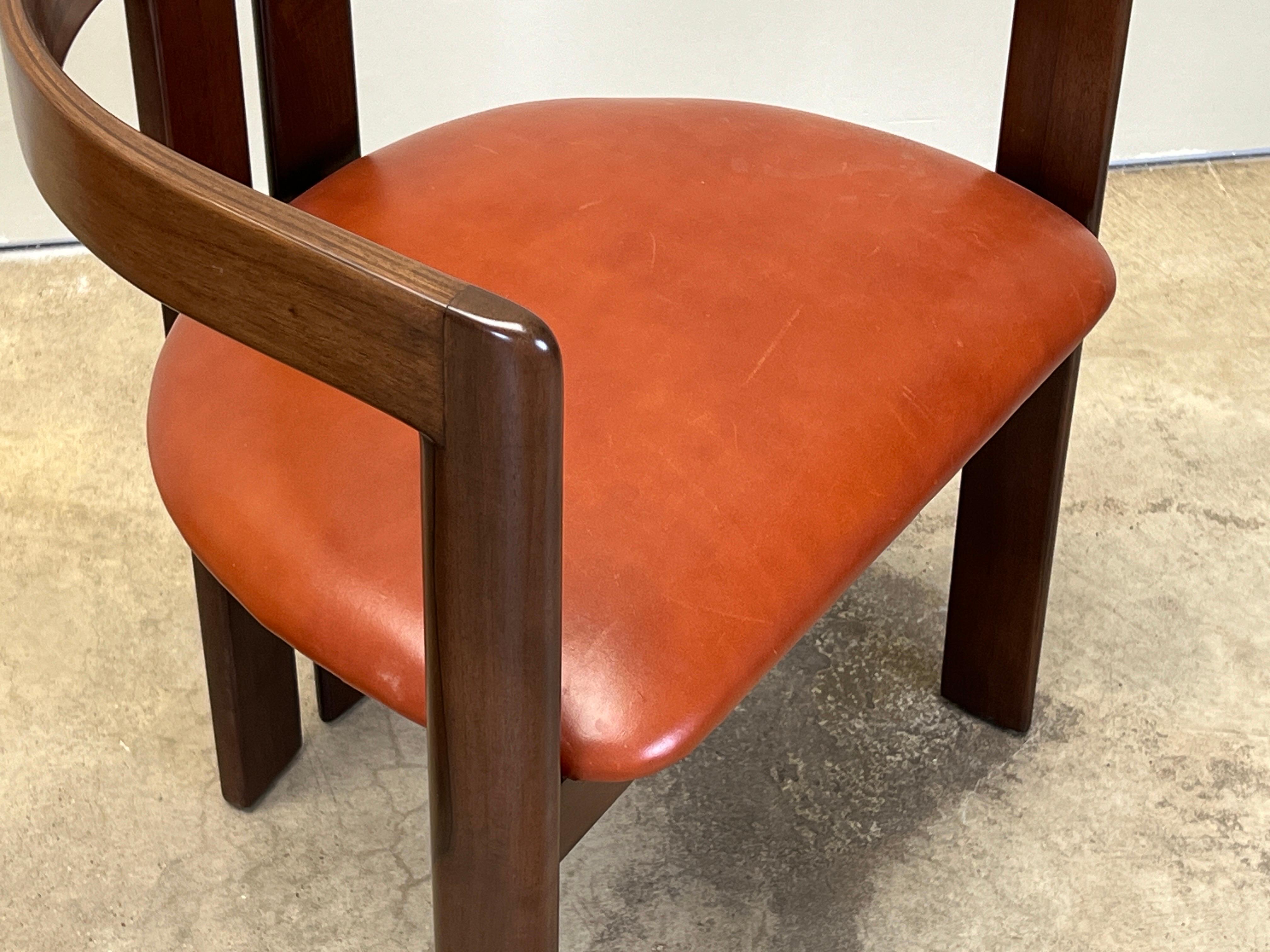 Pair of “Pigreco” Dining Chairs by Tobia Scarpa for Gavina 3