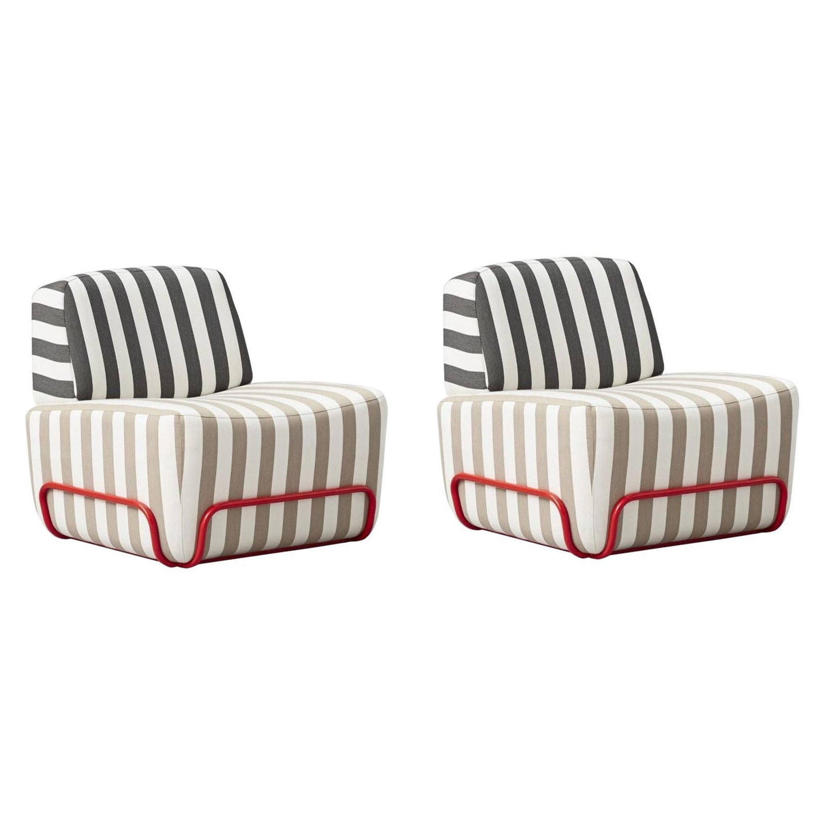 Pair of Pigro Armchair by Pepe Albargues For Sale